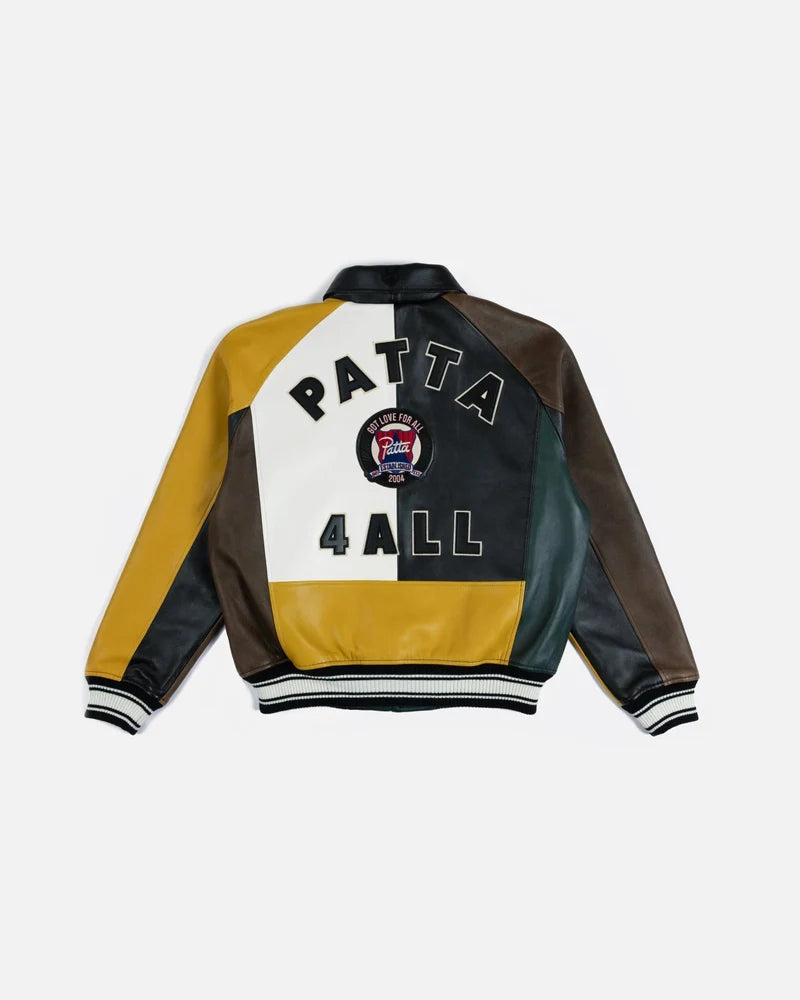 Patta x Avirex Icon Jacket (Yellow/Brown/Green/White/Black) M