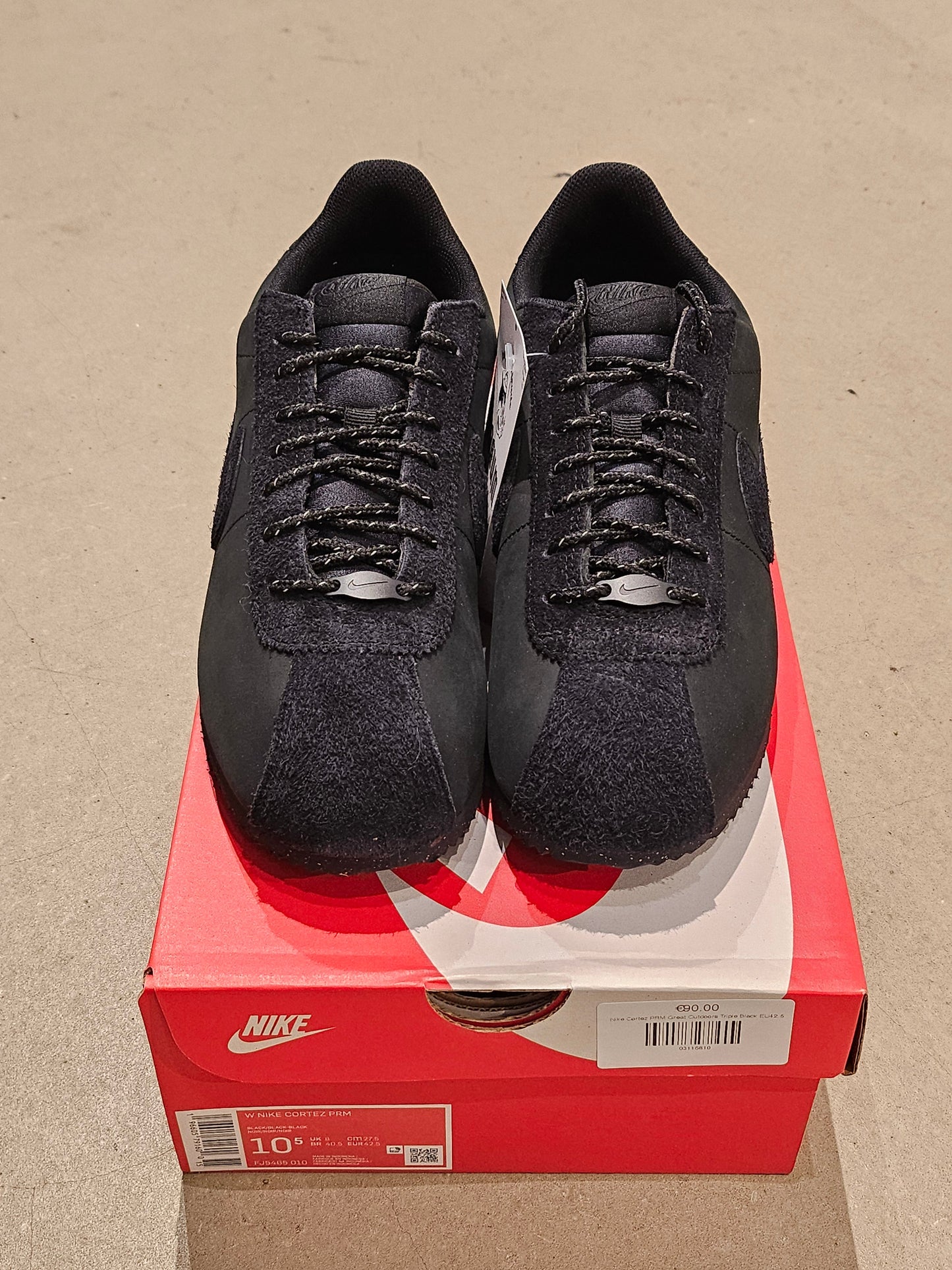 Nike Cortez PRM Great Outdoors Triple Black EU44