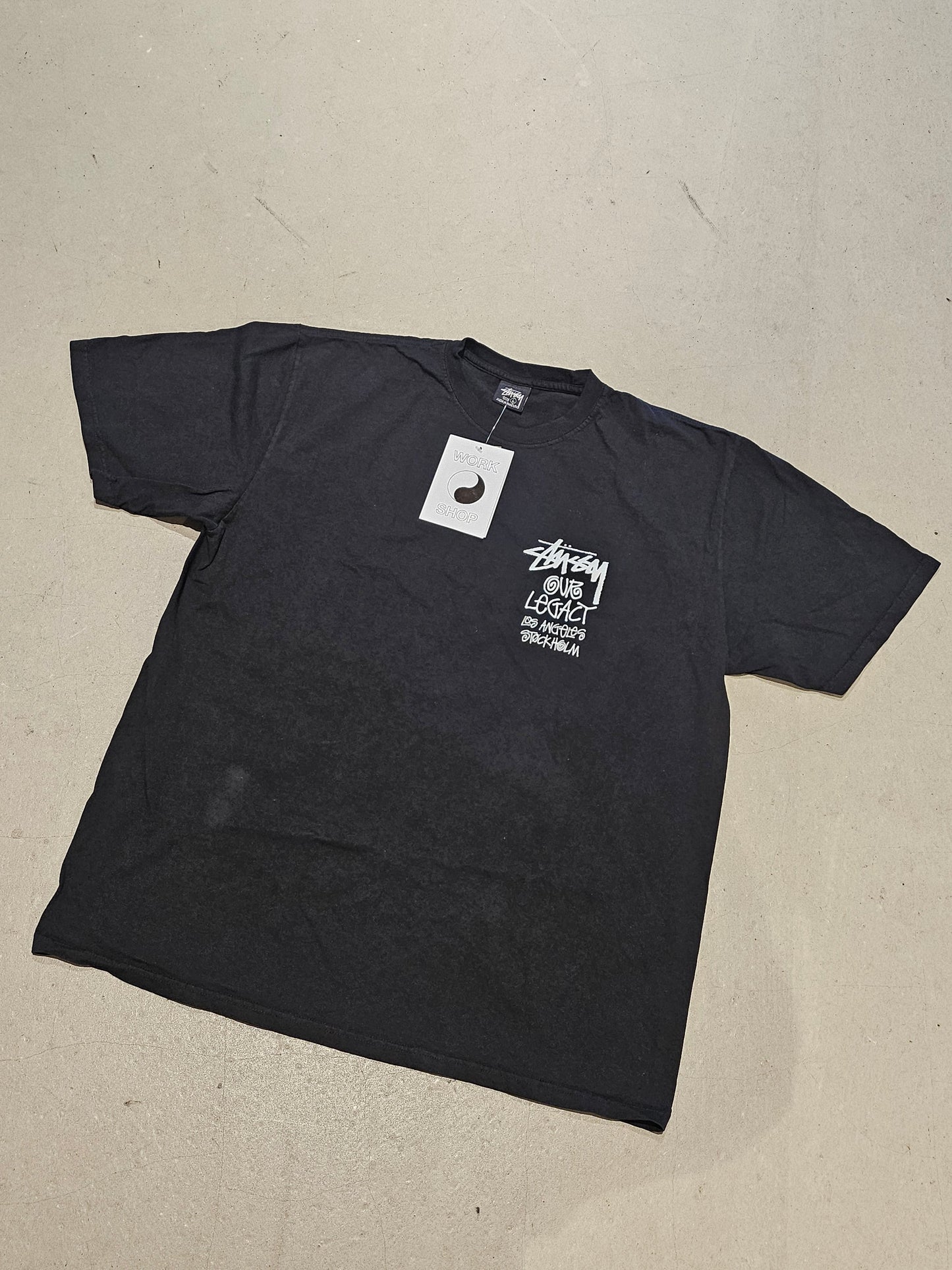 Stussy x Our Lagacy 8 Ball Tee Black XL