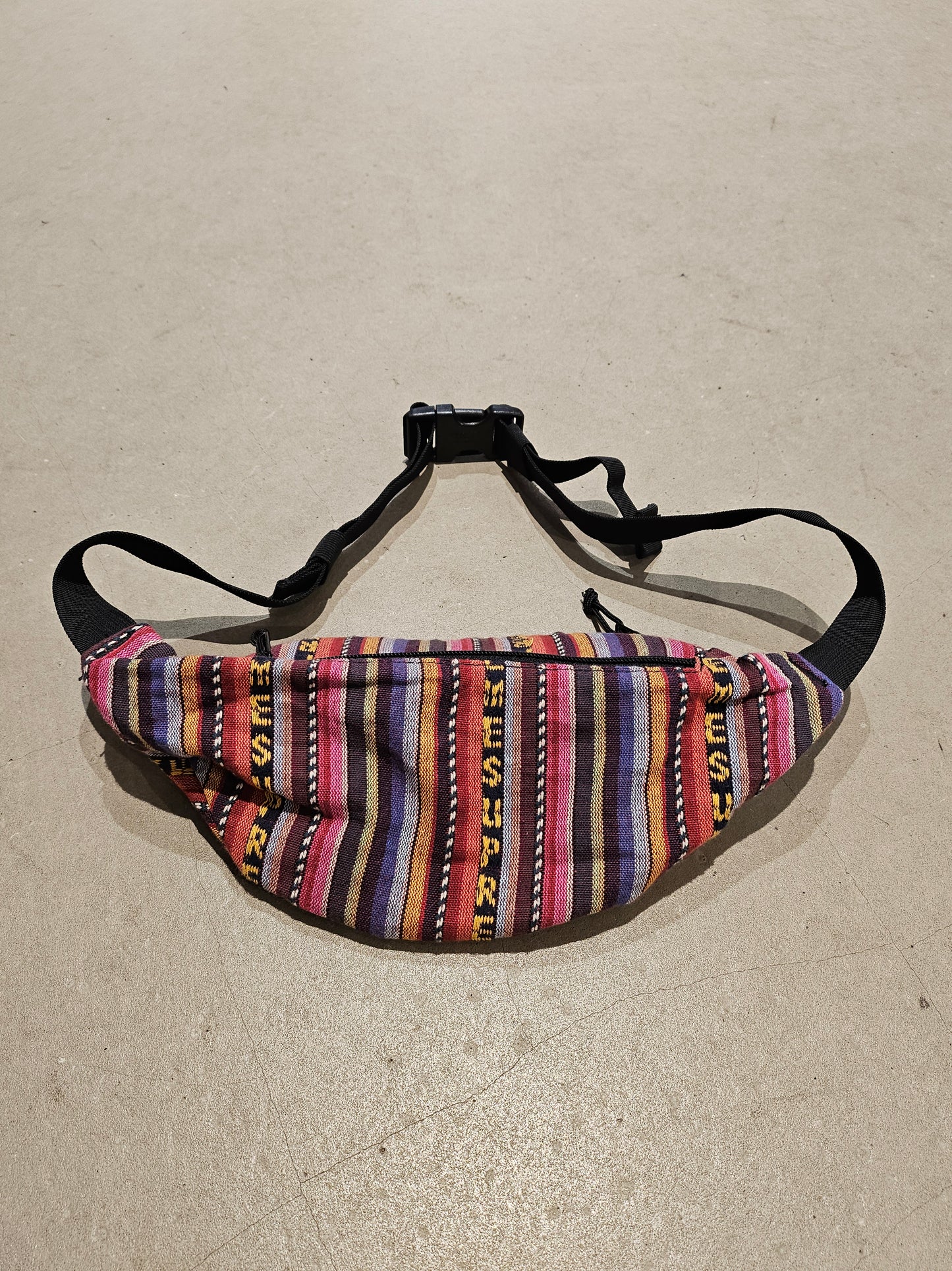 Supreme Woven Stripe Waist Bag Multicolor