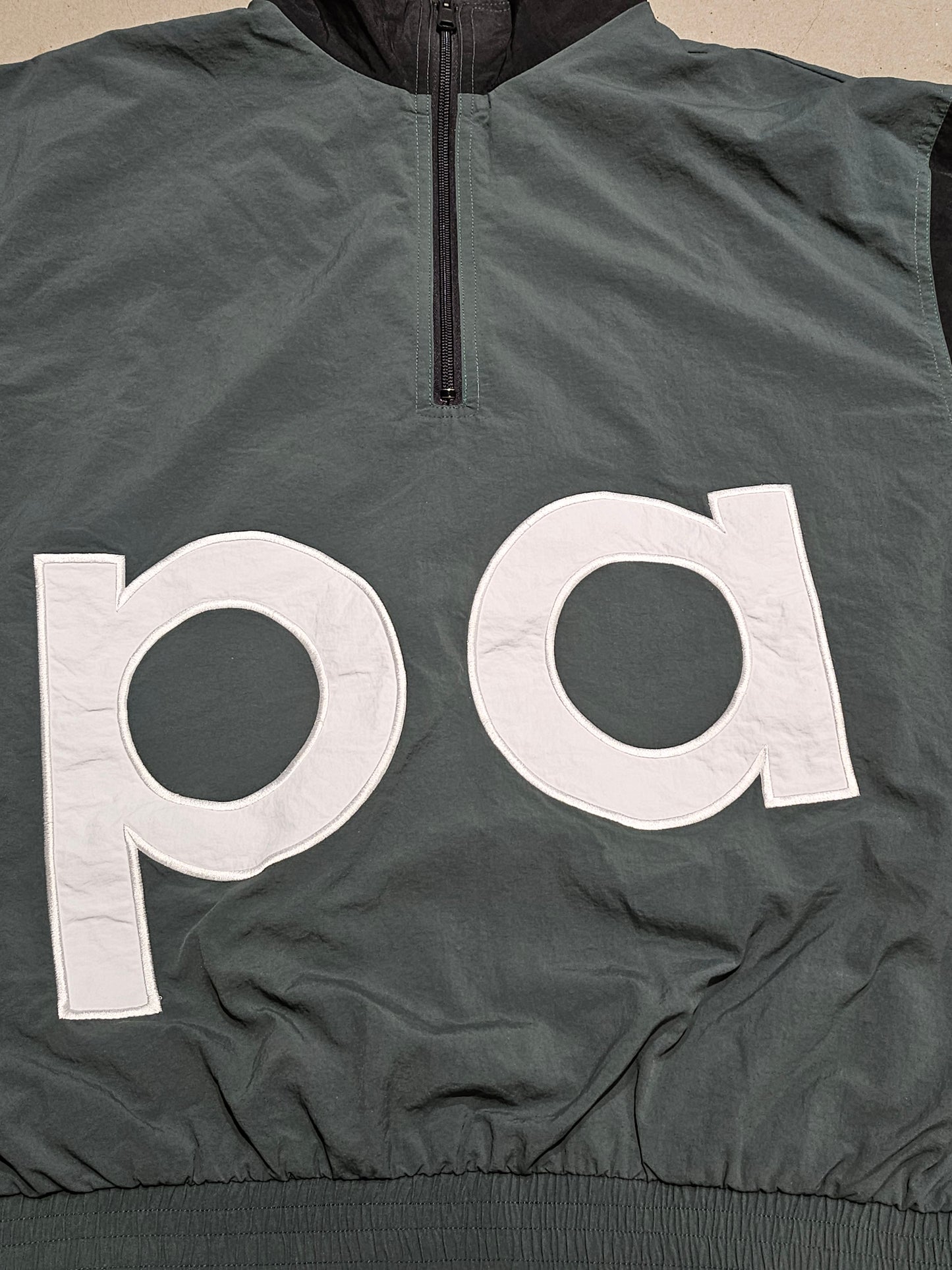 Patta Half Zip Track Jacket Green L