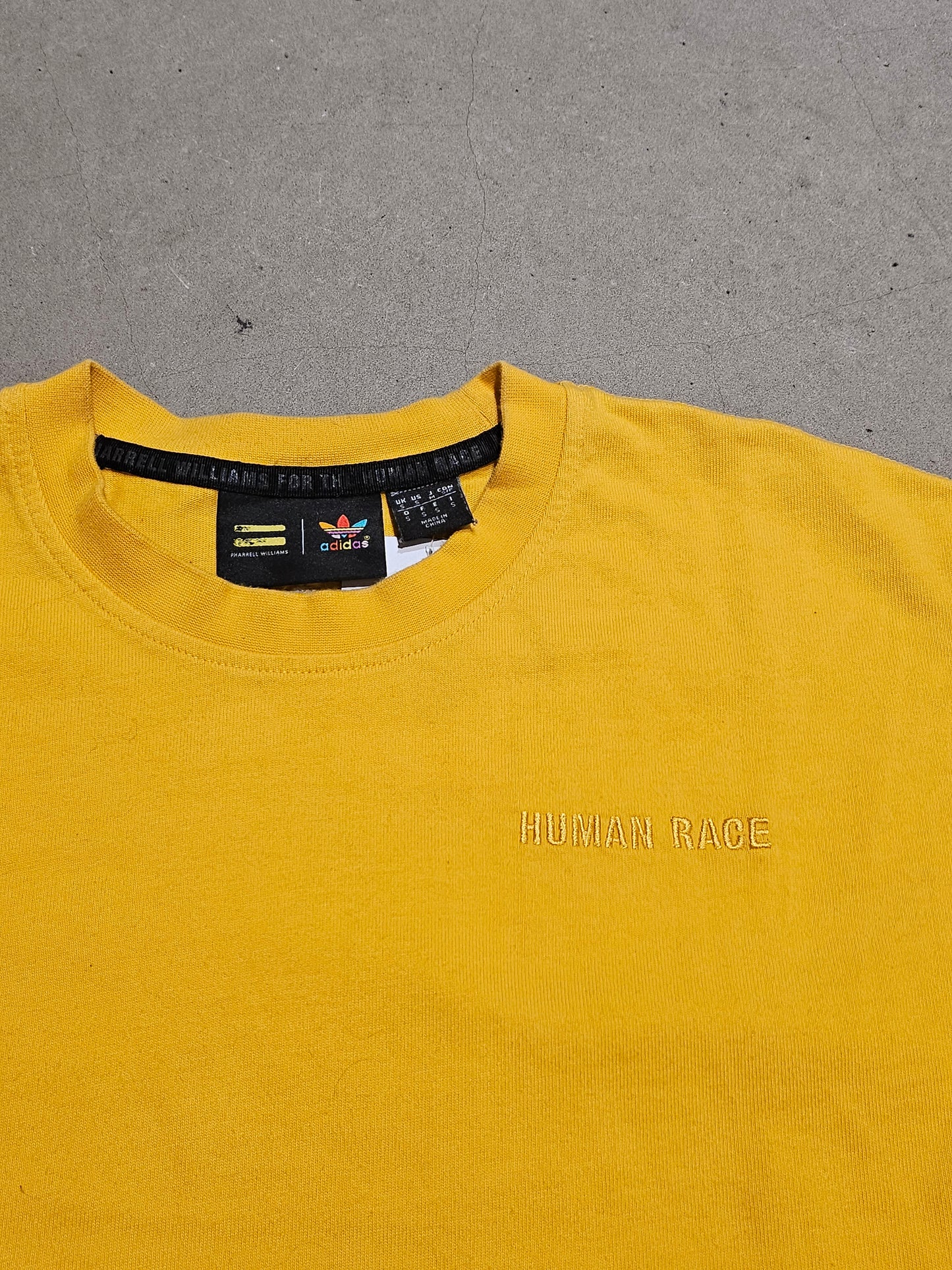 Adidas X Human Race Basic Tee Yellow Small