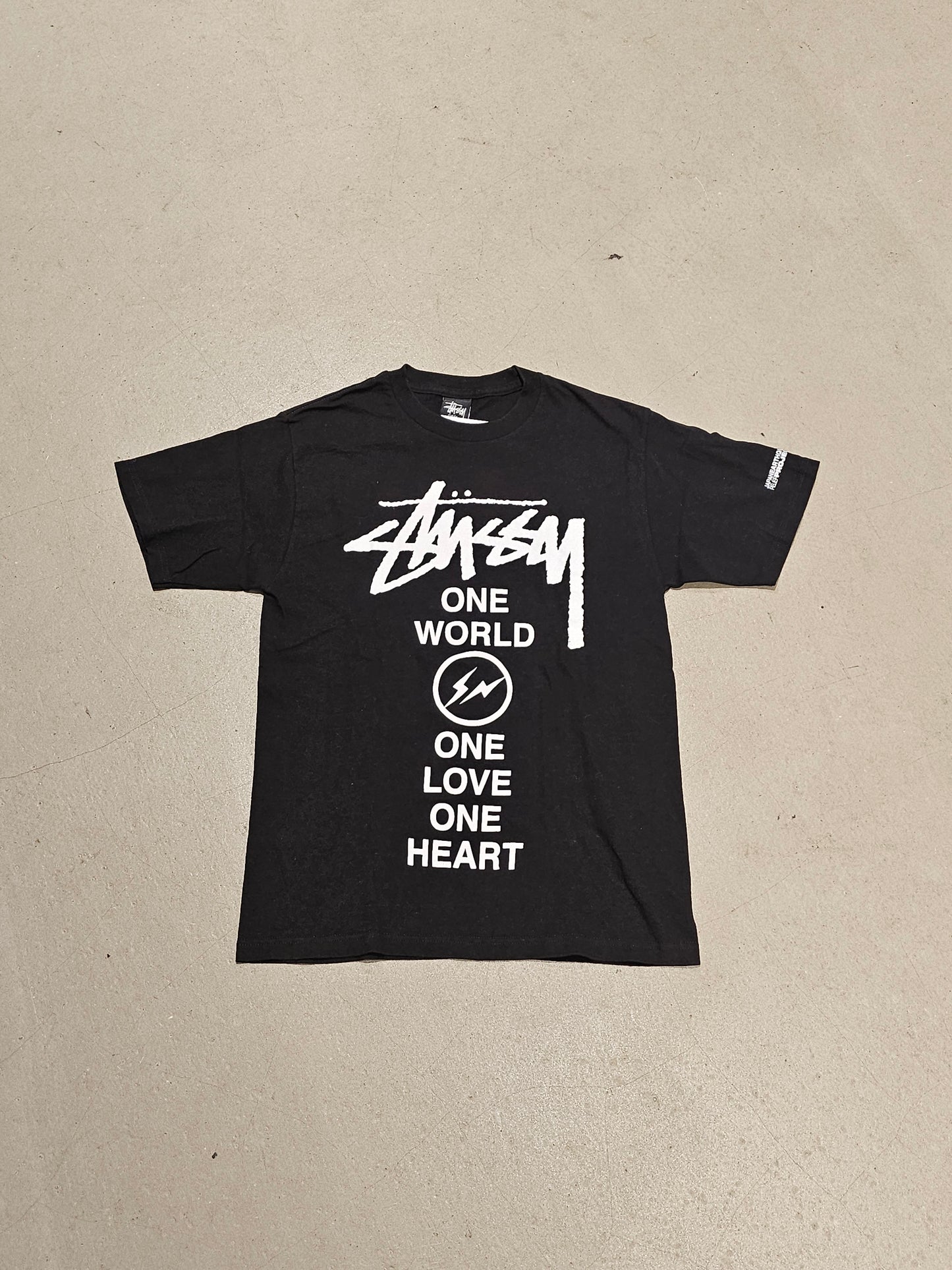 Stussy Fragment JP Relief World Tour 2011 Black S