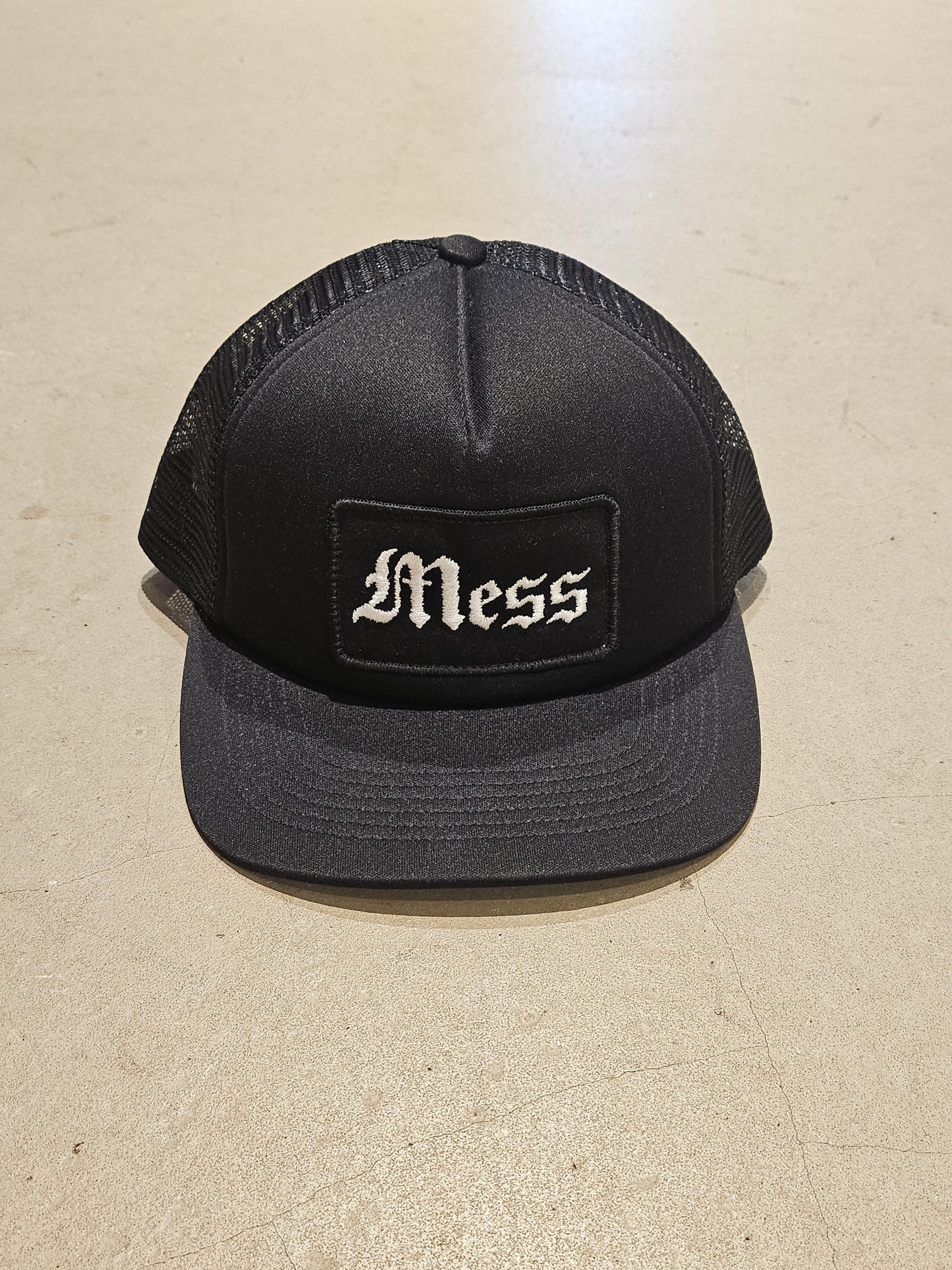 Supreme Mess Mesh Back 5-Panel Black