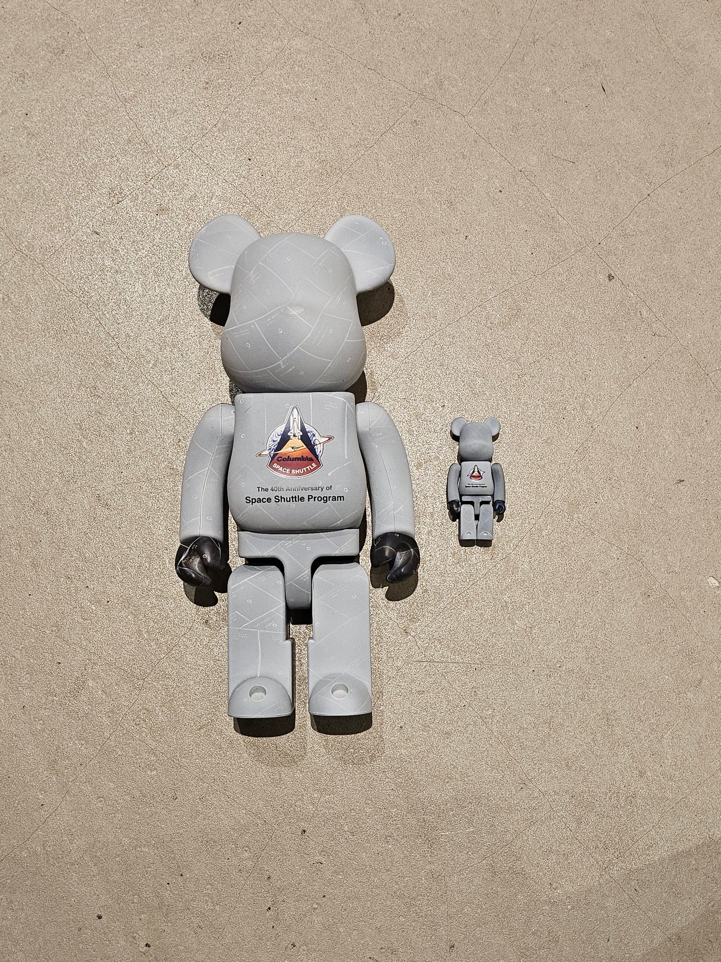 Bearbrick Space Shuttle 100% & 400% Set