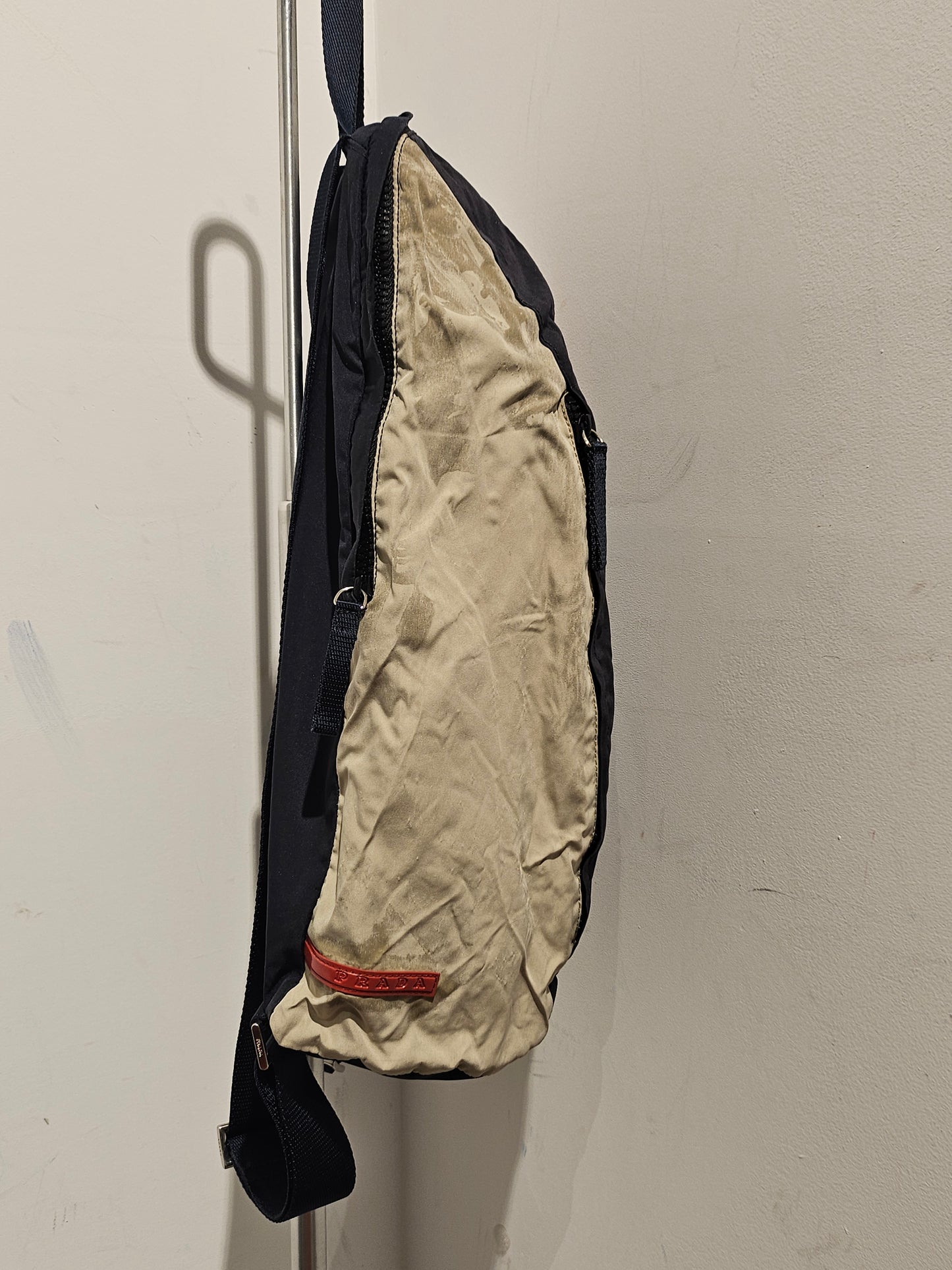 Vintage Prada Nylon Back Pack Navy