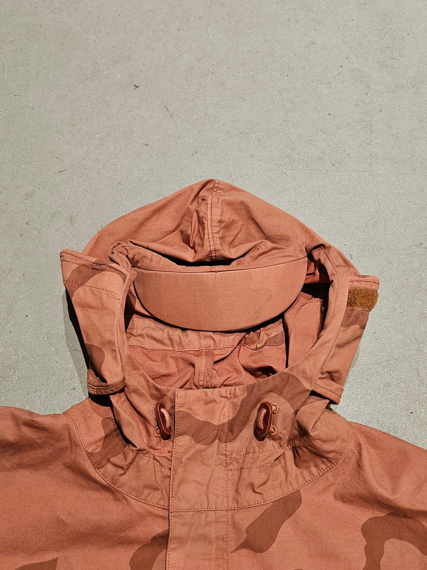 Supreme Stone Island Riot Mask Camo Jacket Coral Camo S