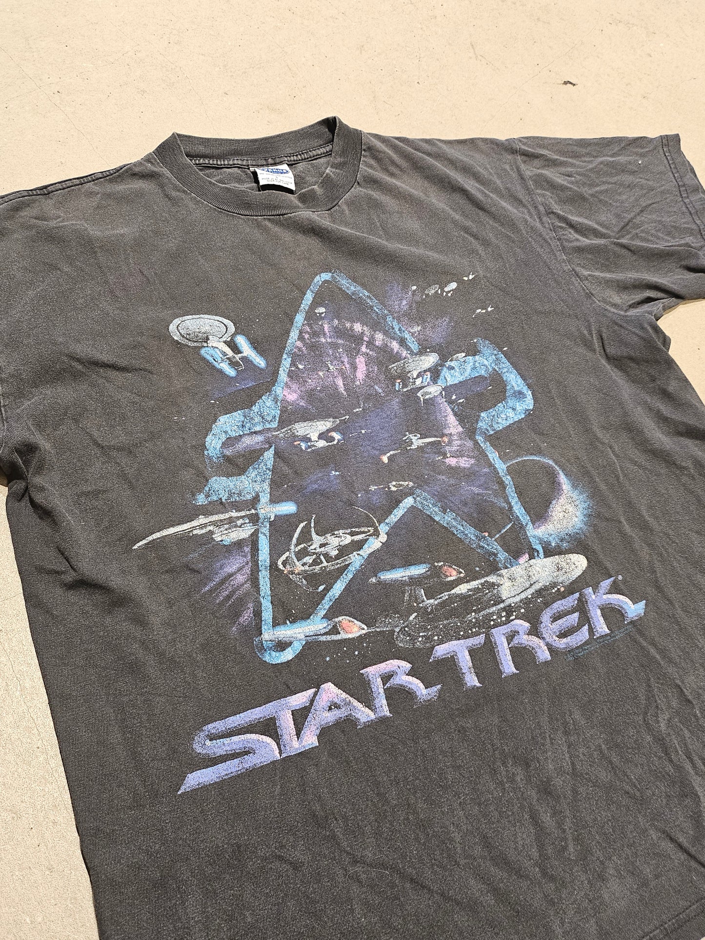 Vintage Star Trek Tee 1998 Black L