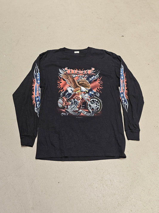 Vintage Dixie Pride Long Sleeve Black L