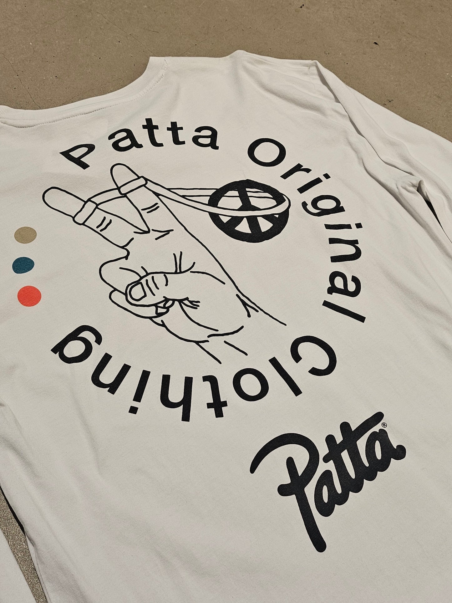 Patta Peace Long Sleeve White M