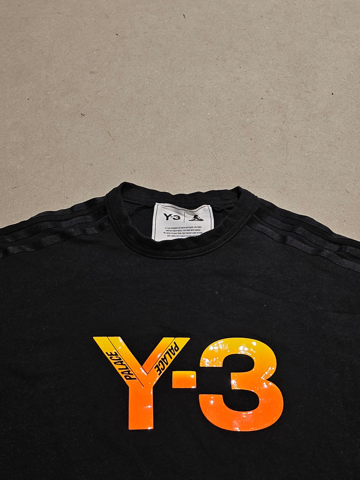 Palace Y-3 Logo T-Shirt Black XS