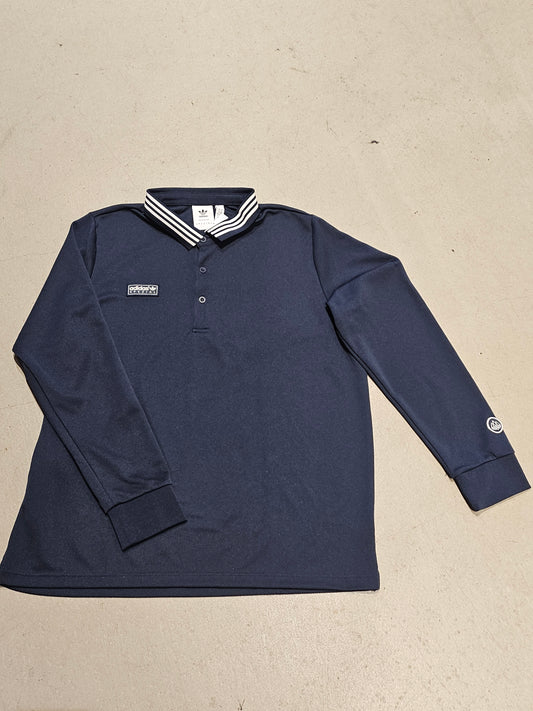 Adidas Spezial Polo Long Sleeve Navy XL