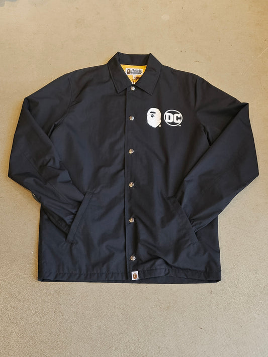 Bape x DC Batman Coach Jacket Black S