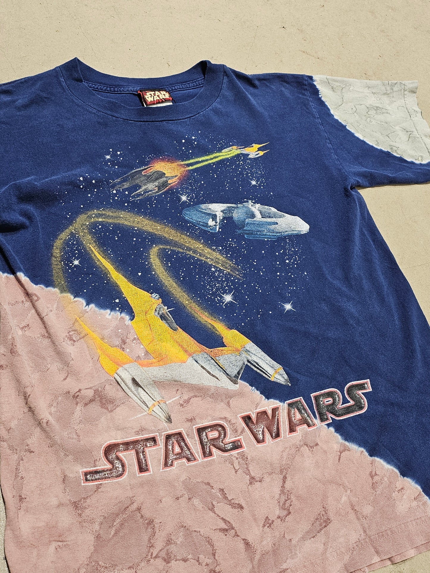 Vintage Star Wars Tee Navy XS