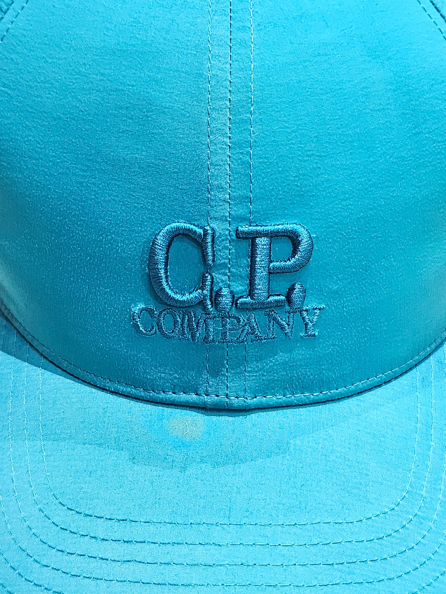 CP Company Baseball Cap Teal Medium