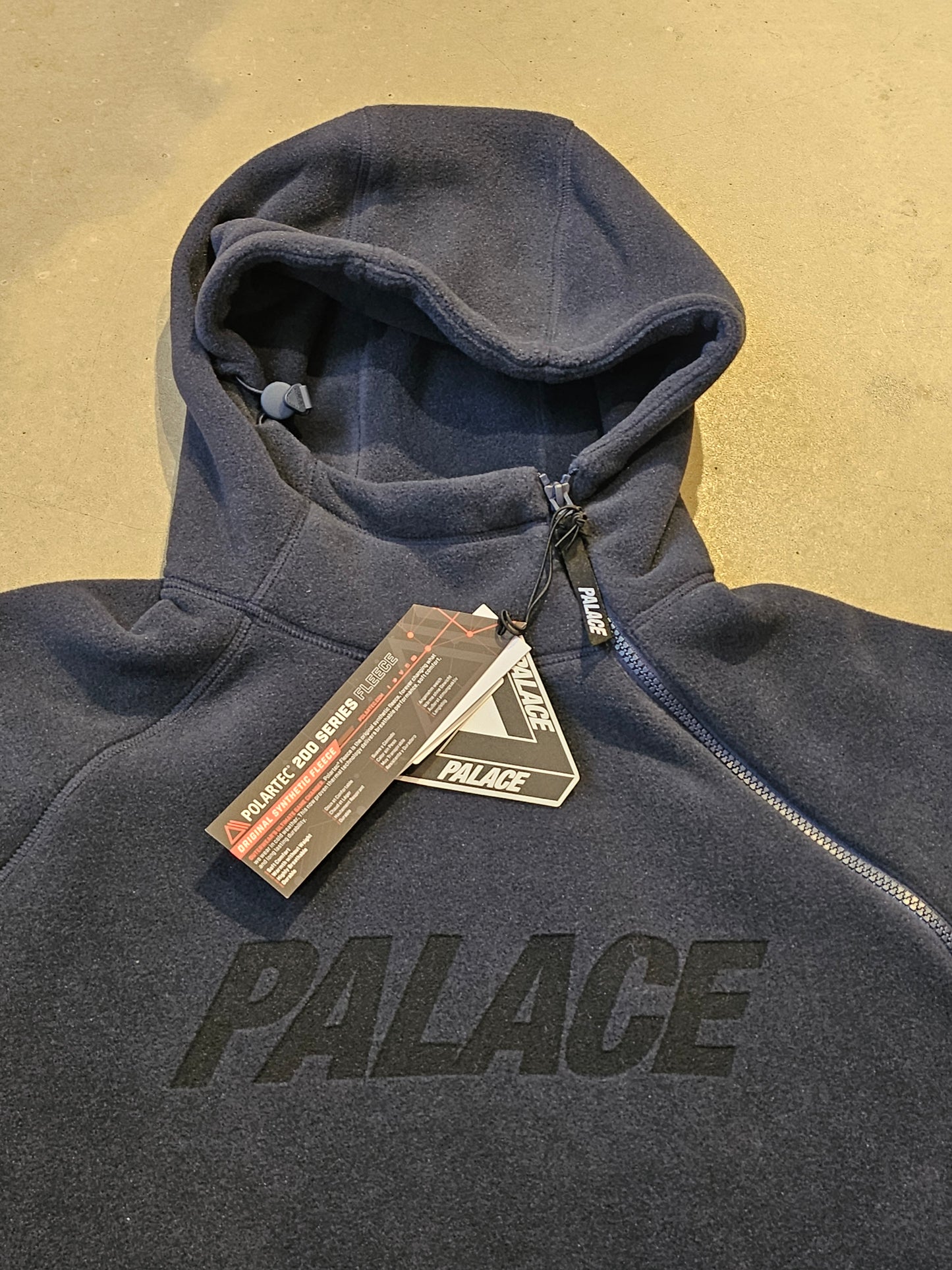 Palace Polartec Venter Hood Jacket Navy M