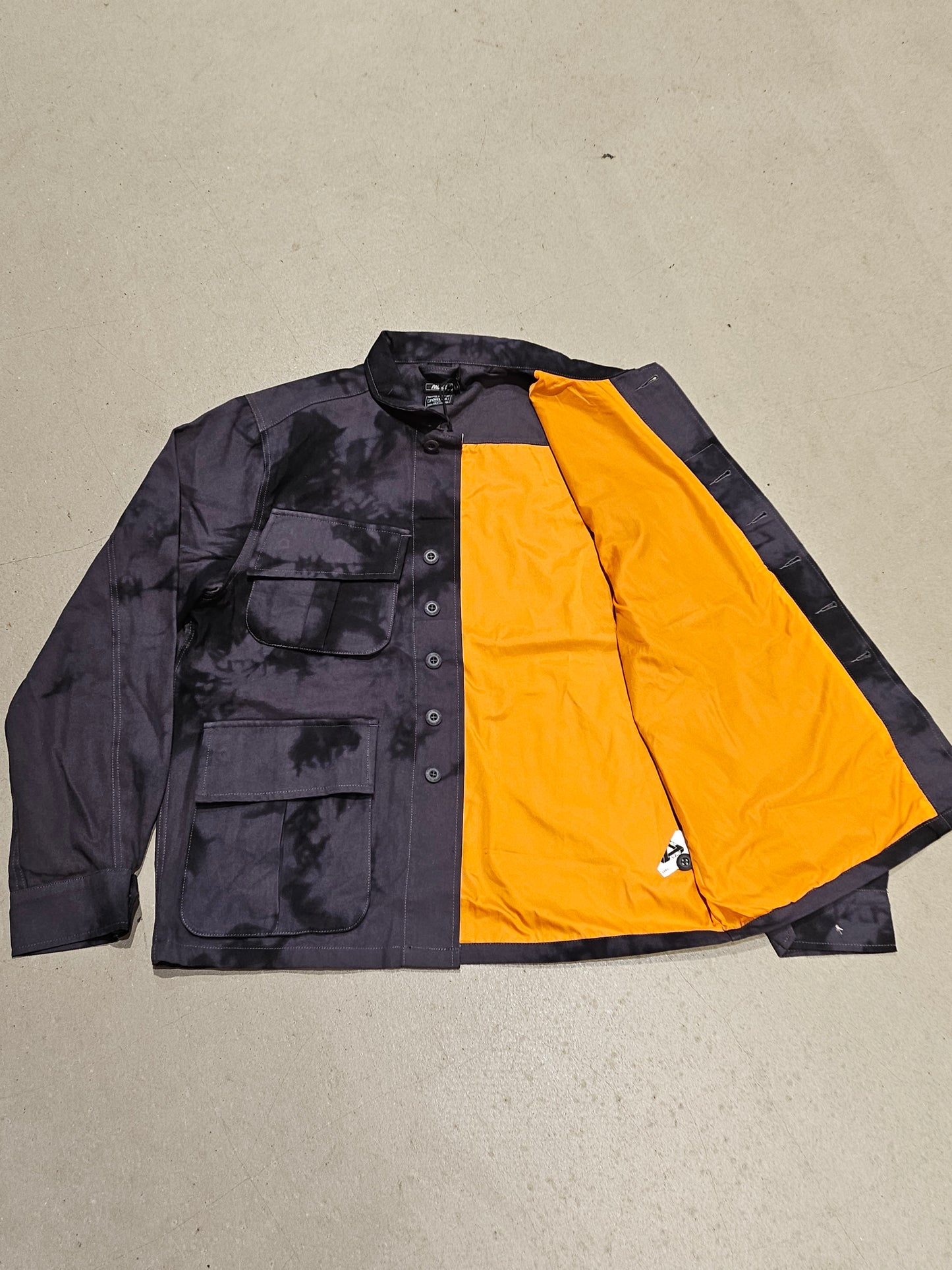 Palace x Porter Jacket Black Wave Dye OC Medium