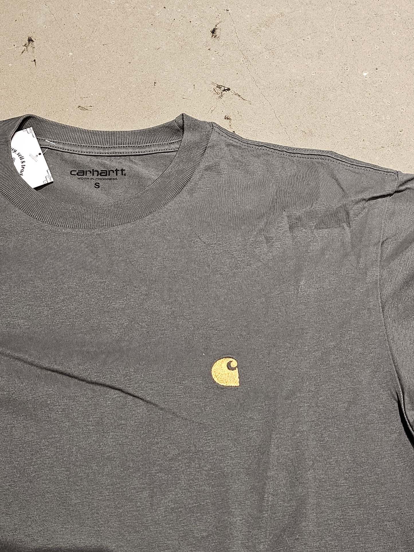 Carhartt Mini Logo Tee Grey Small