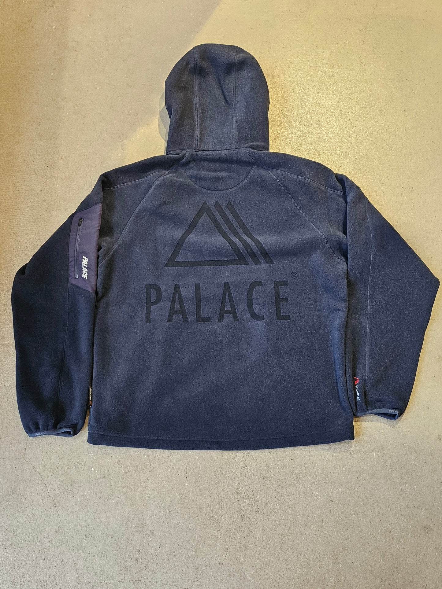 Palace Polartec Venter Hood Jacket Navy M