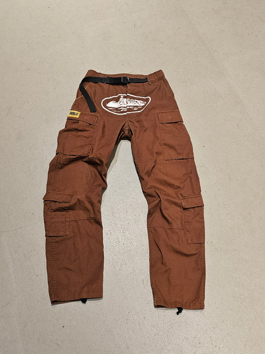 Corteiz Combat Pants Brown M