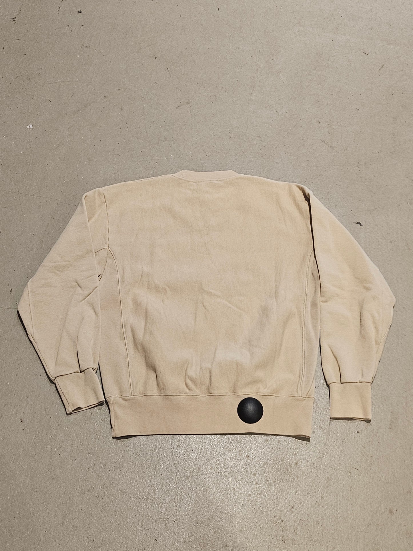 Aries Logo Crewneck Beige S