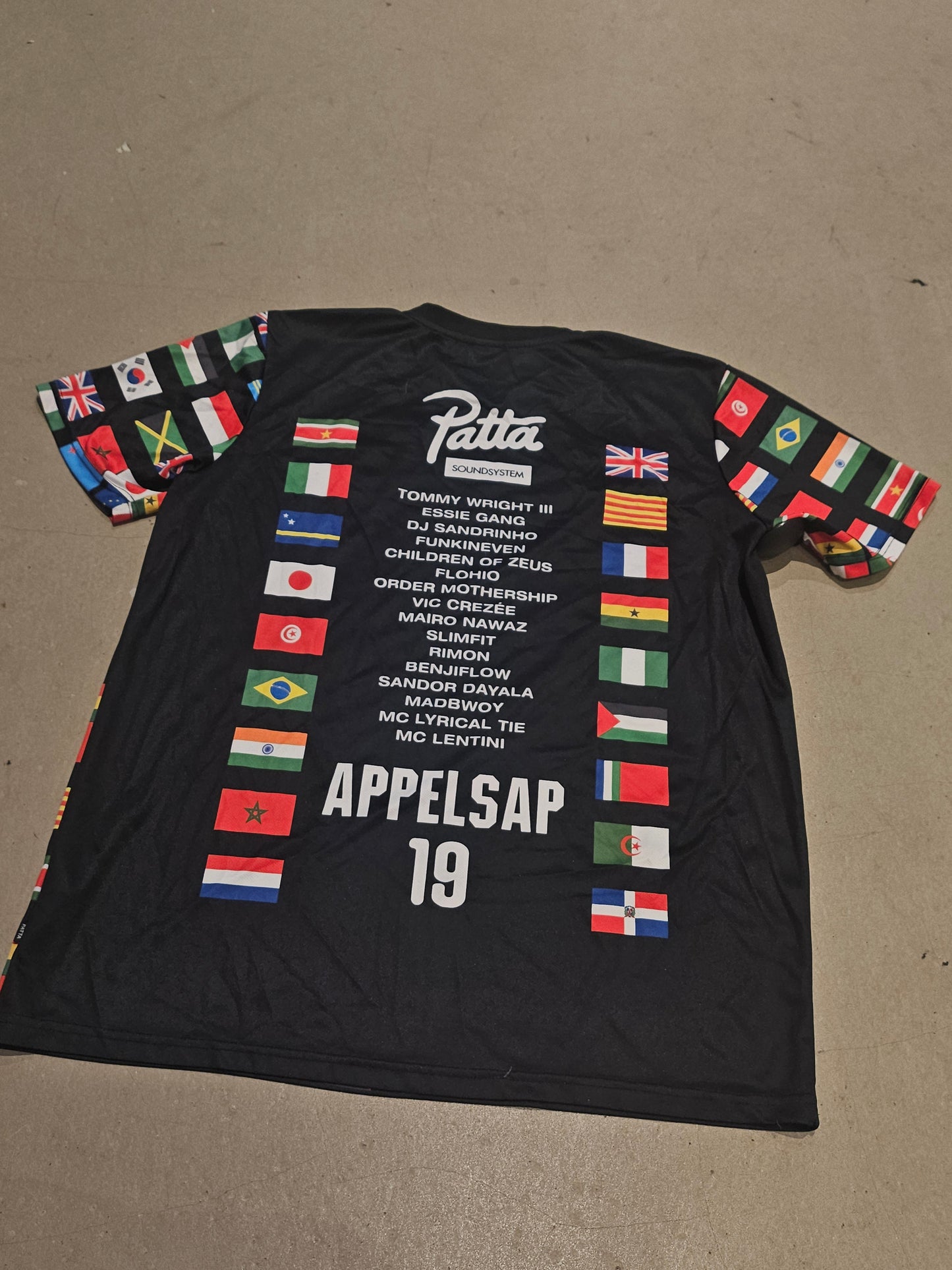 Patta Soundsystem Appelsap Football Jersey Black L