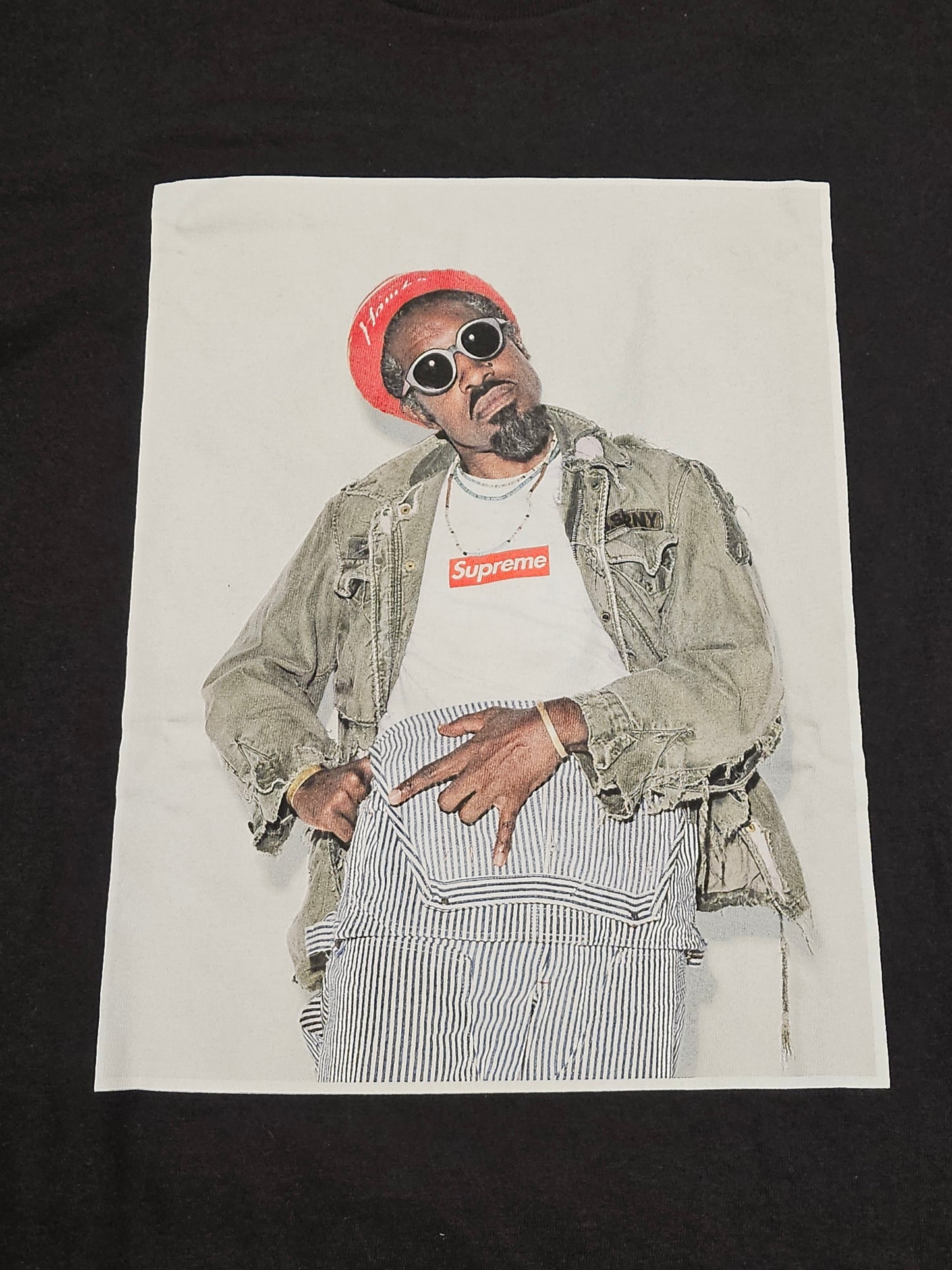 Supreme Andre 3000 Photo Tee Black Large