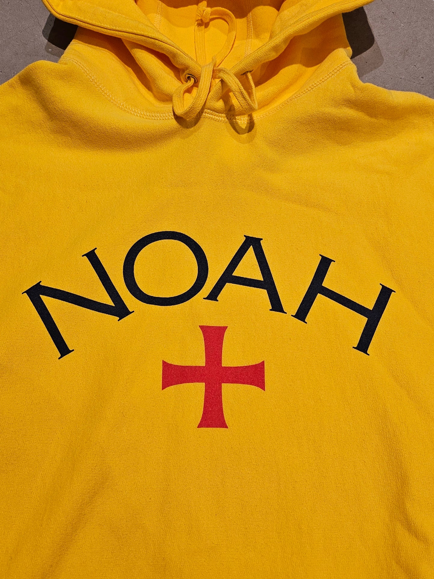 Noah Logo Hoodie Yellow L