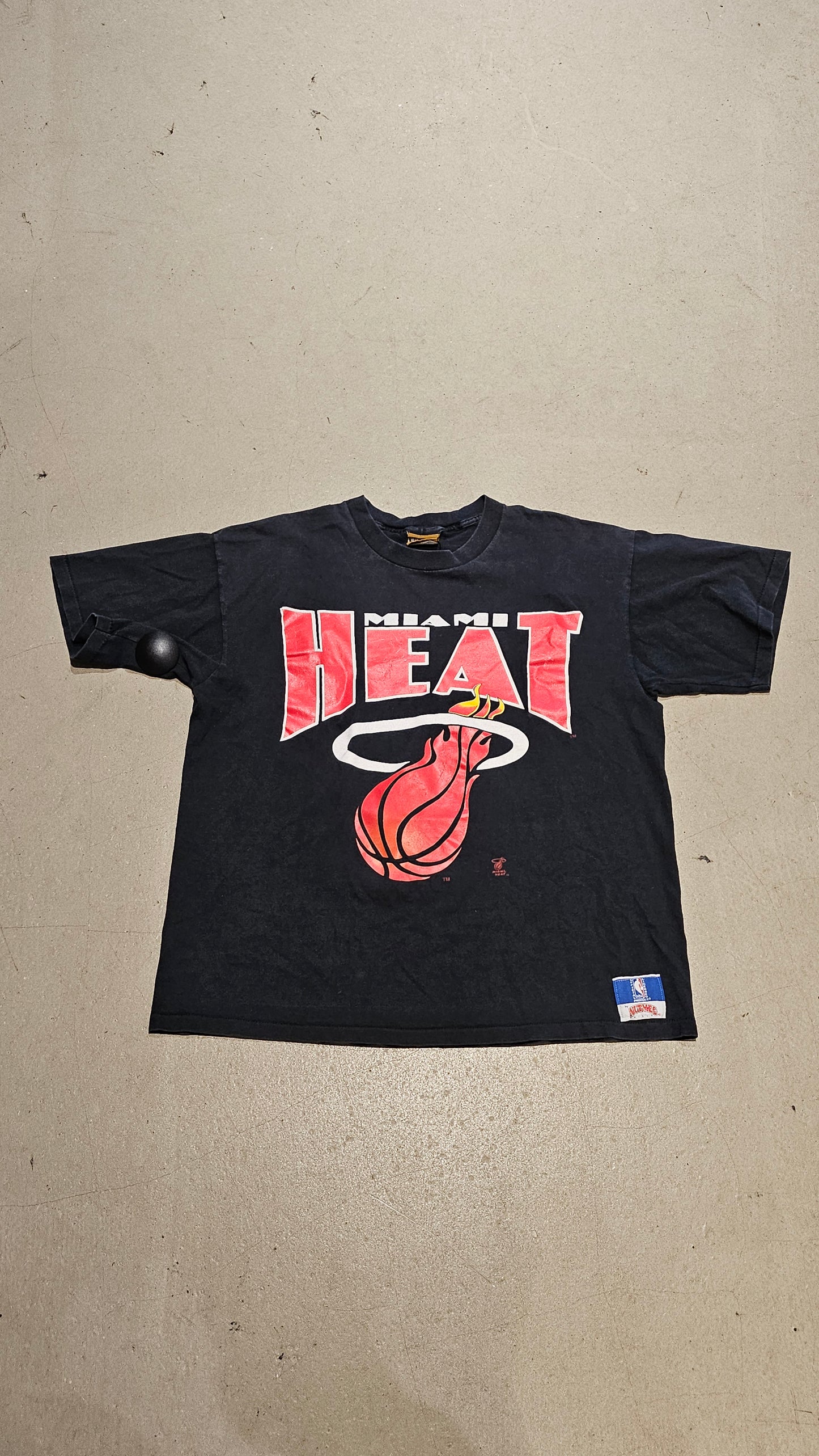 Vintage Miami Heat Tee Black L