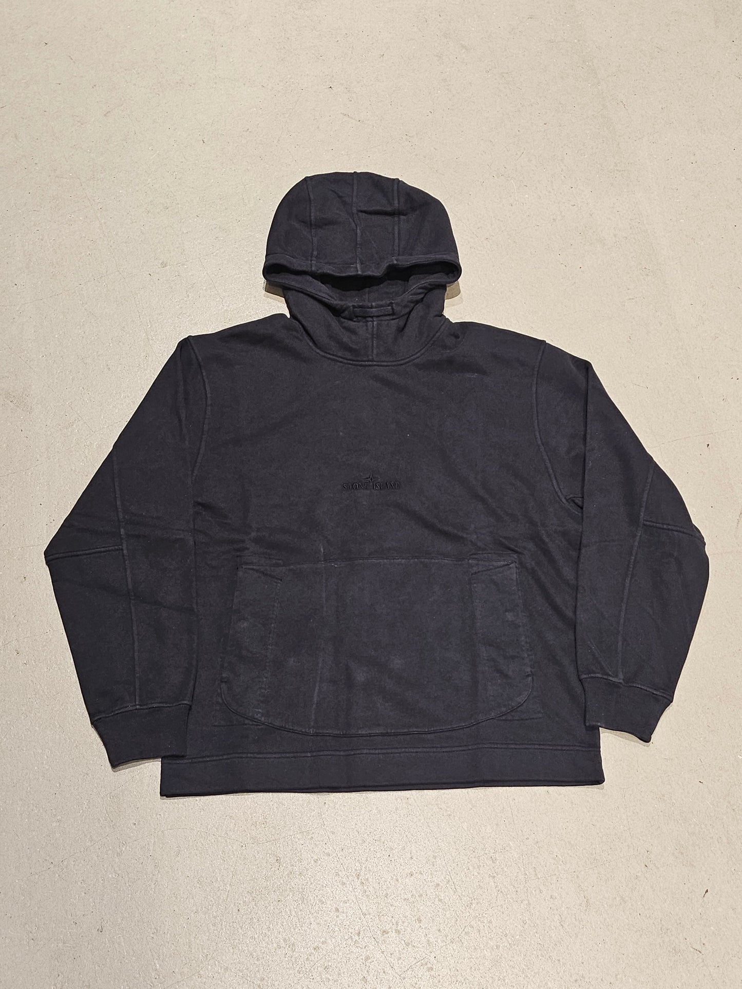 Stone Island Embroidery Hoodie Black