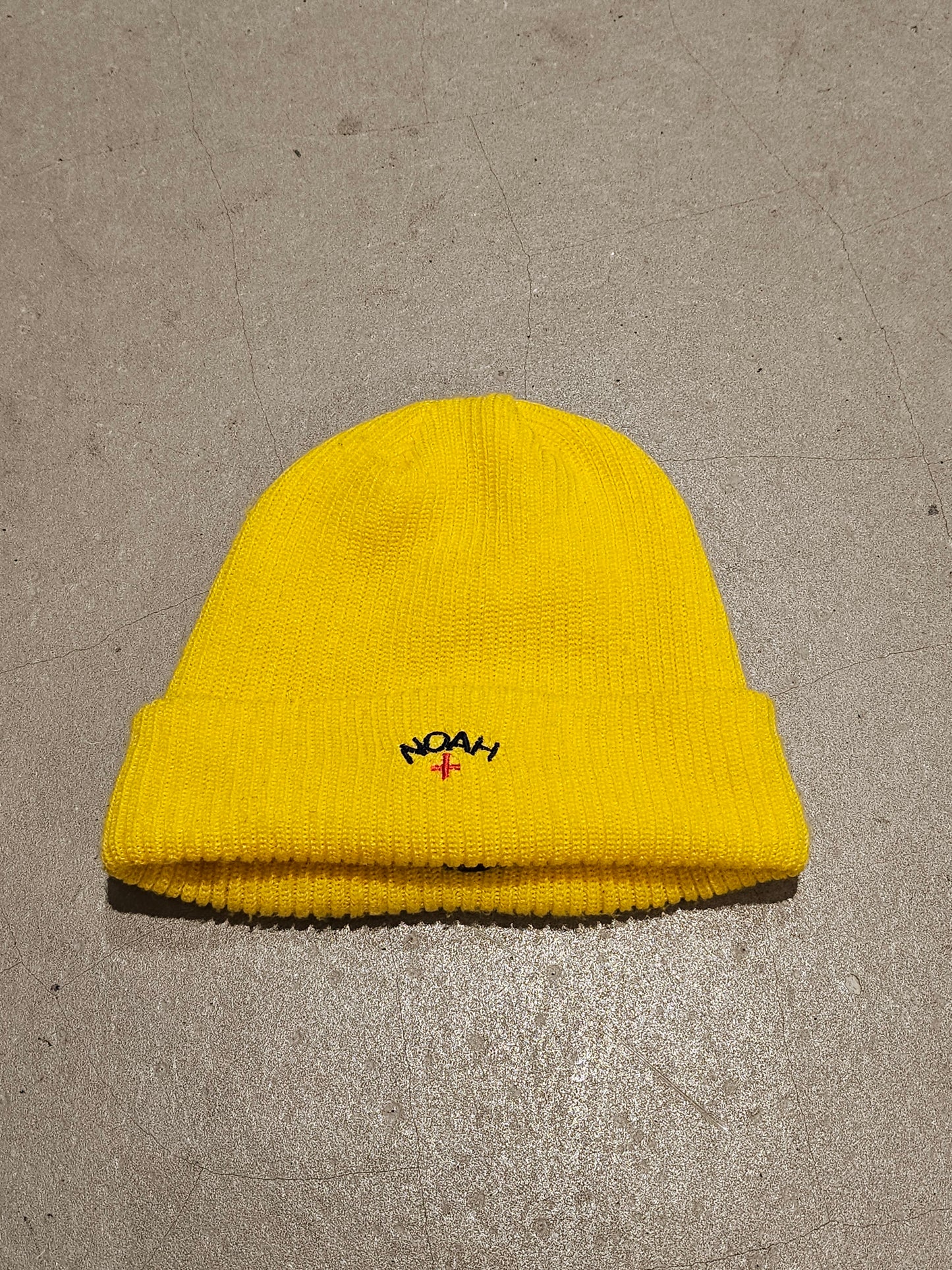 Noah Core Logo Beanie Yellow