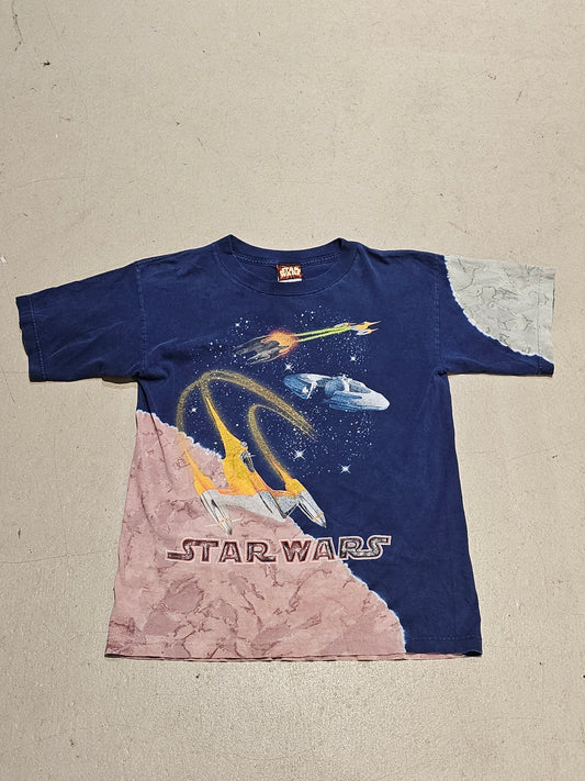 Vintage Star Wars Tee Navy XS