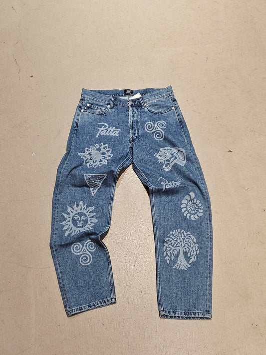 Patta Love Hope Peace Jeans Blue 30/32