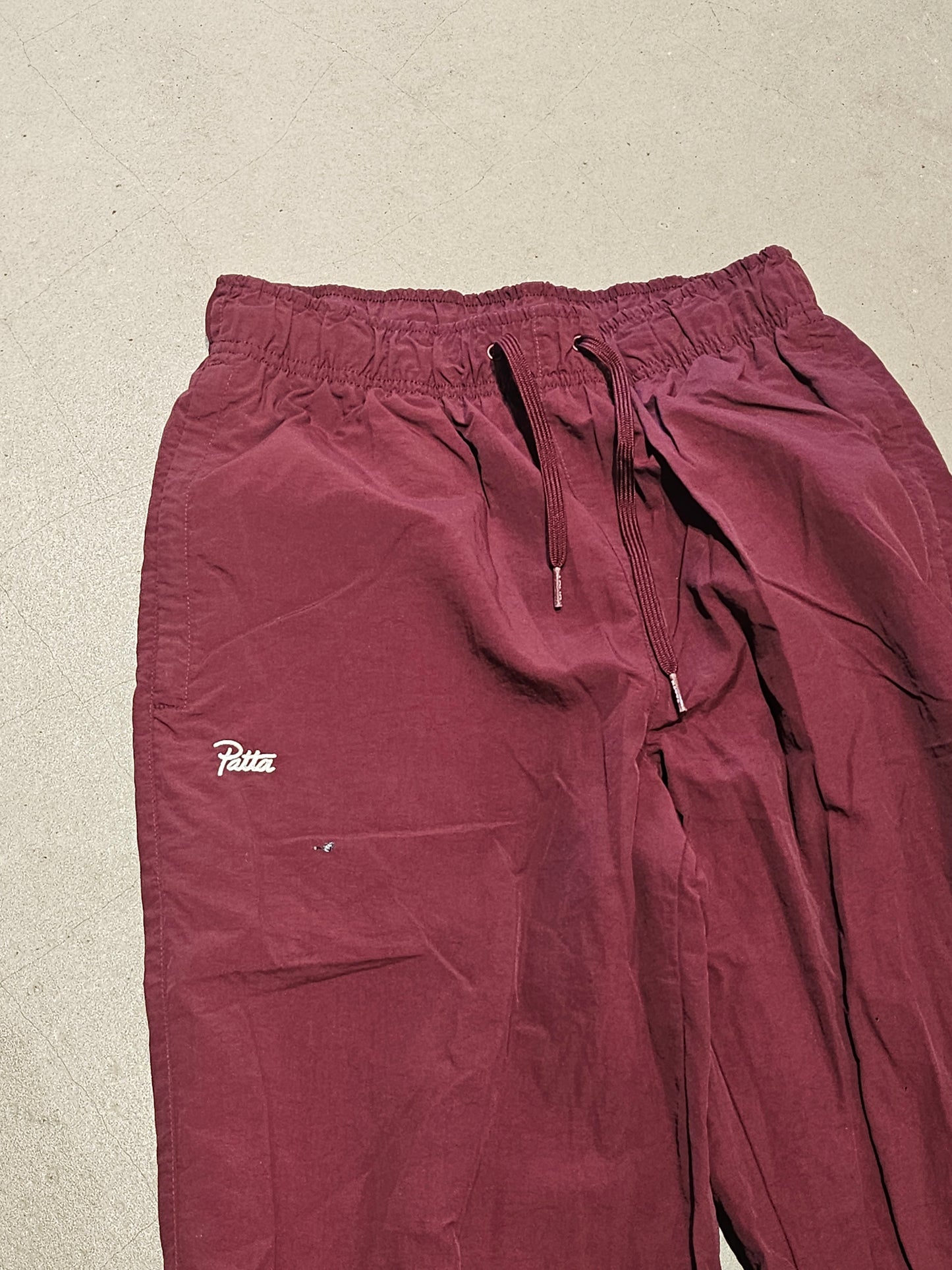 Patta Trackpants Burgundy Small