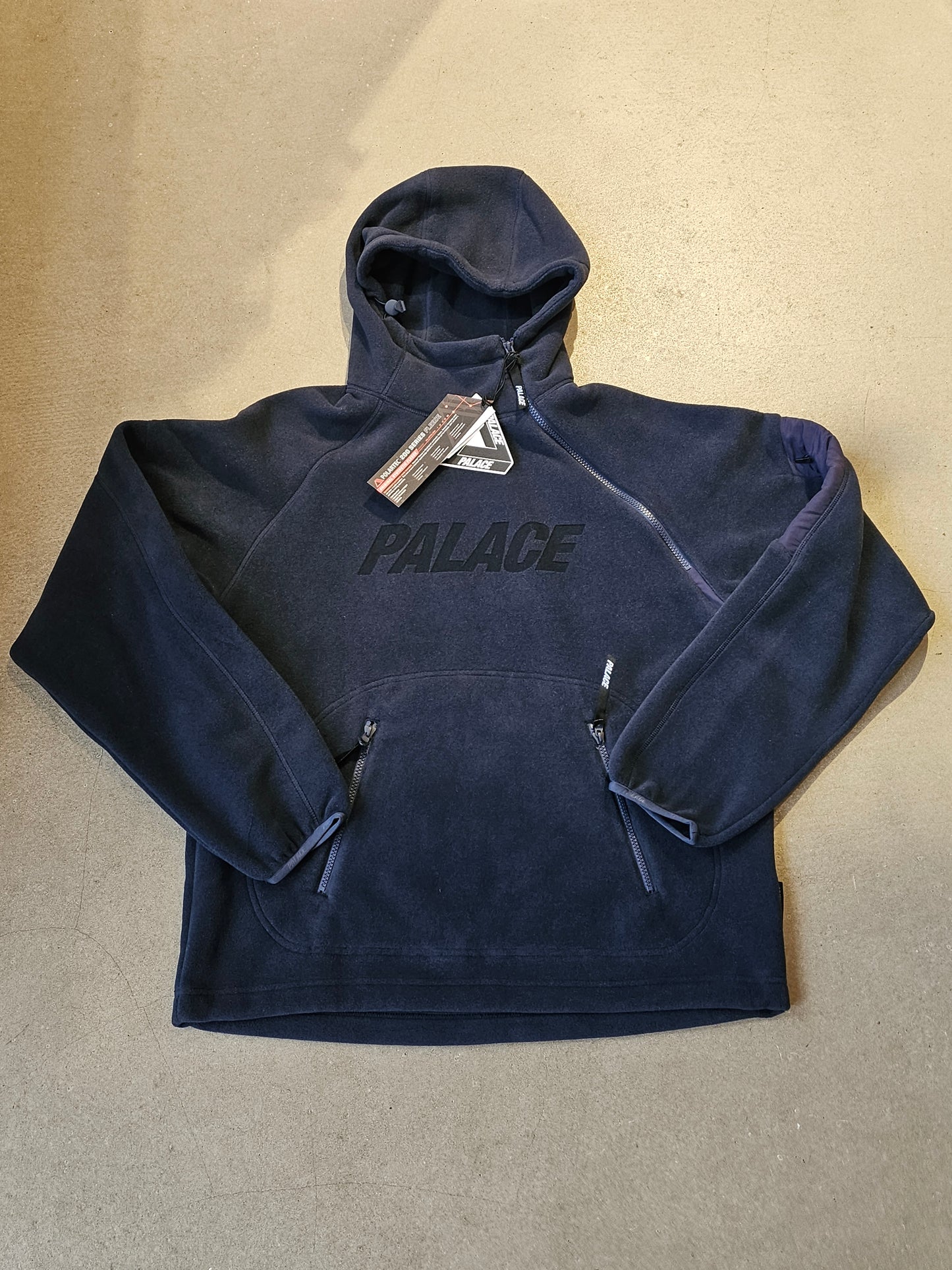 Palace Polartec Venter Hood Jacket Navy M