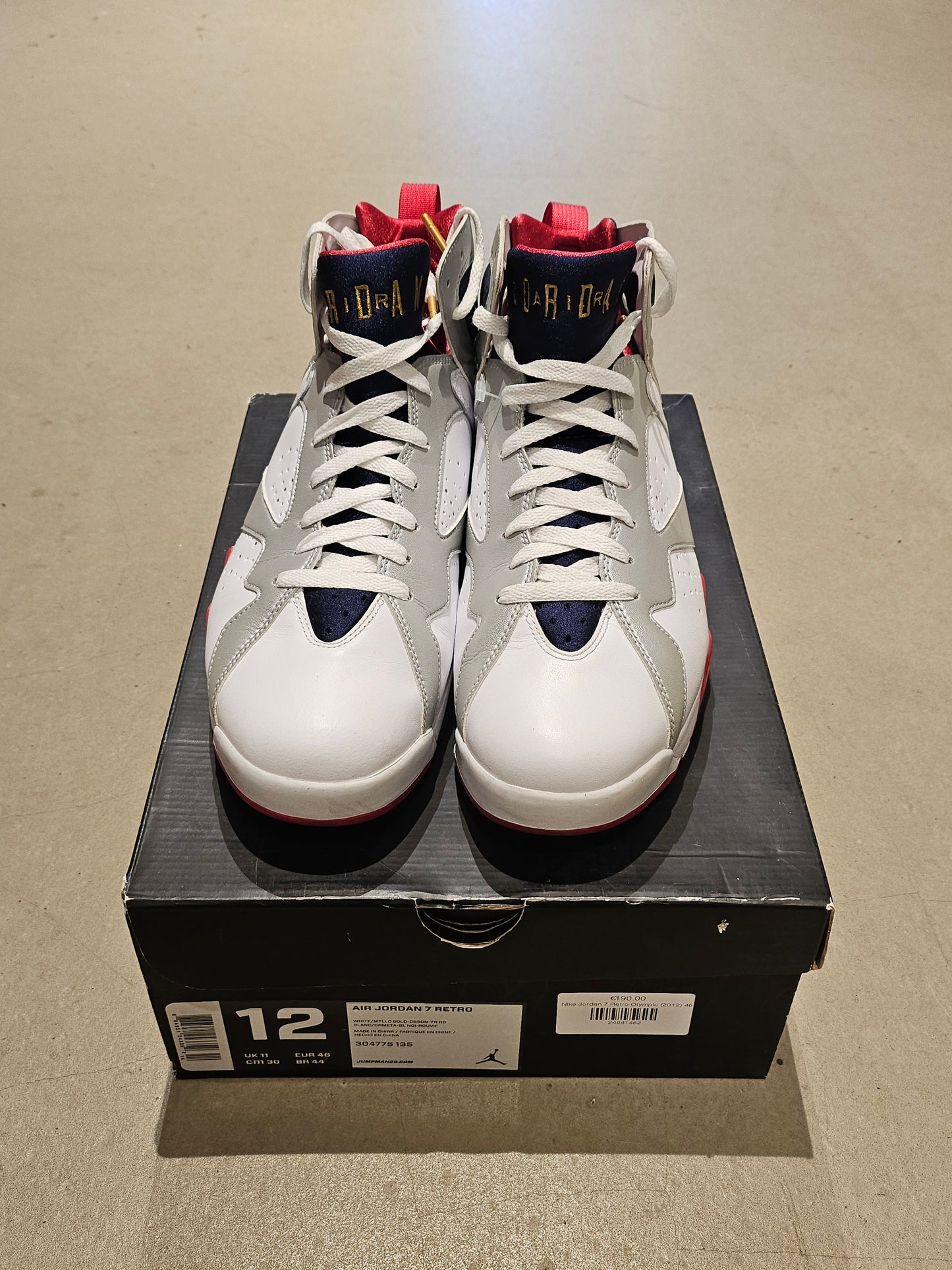 Nike Jordan 7 Retro Olympic (2012) 46