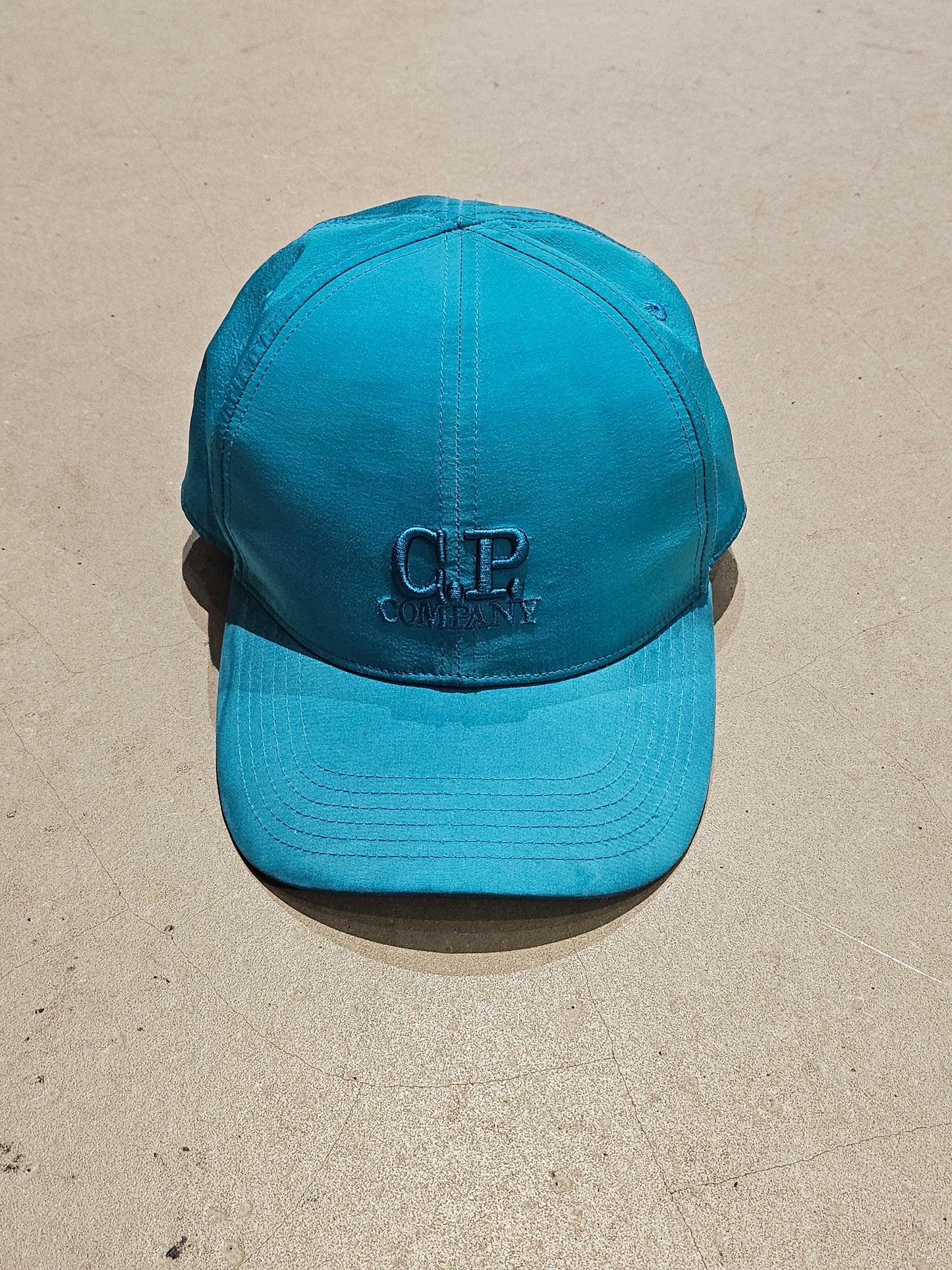 CP Company Baseball Cap Teal Medium