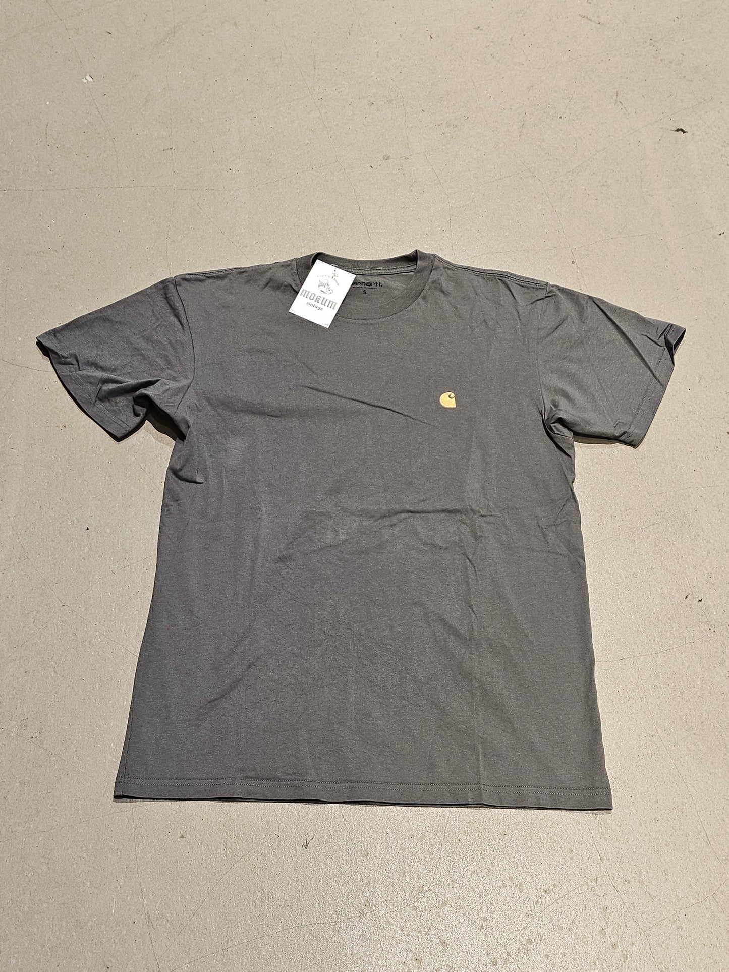 Carhartt Mini Logo Tee Grey Small