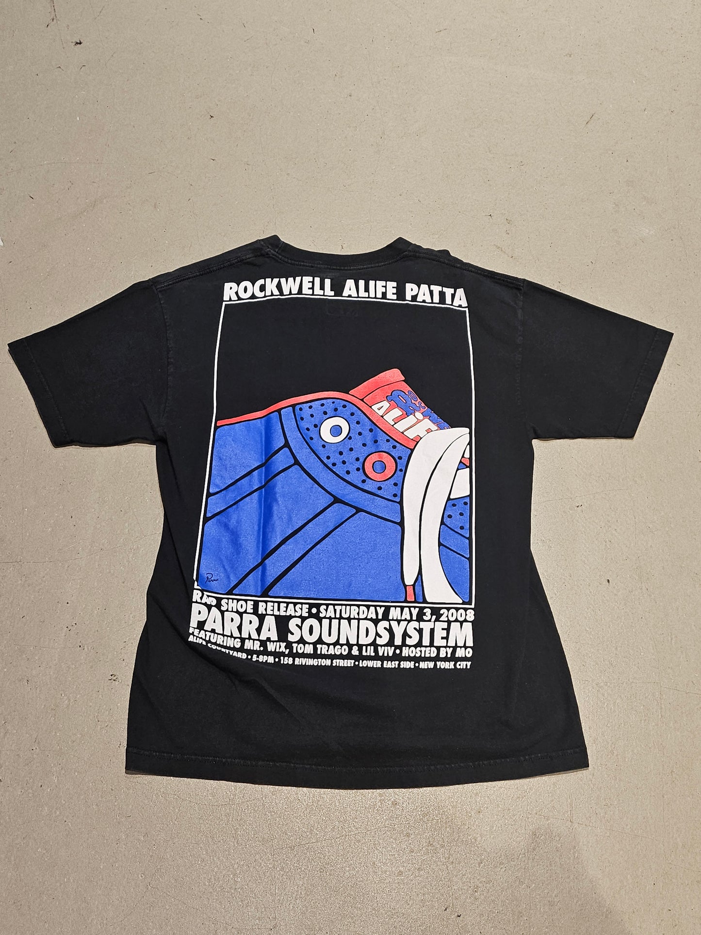 Patta x Rockwell x Alife Rap Tee Black L