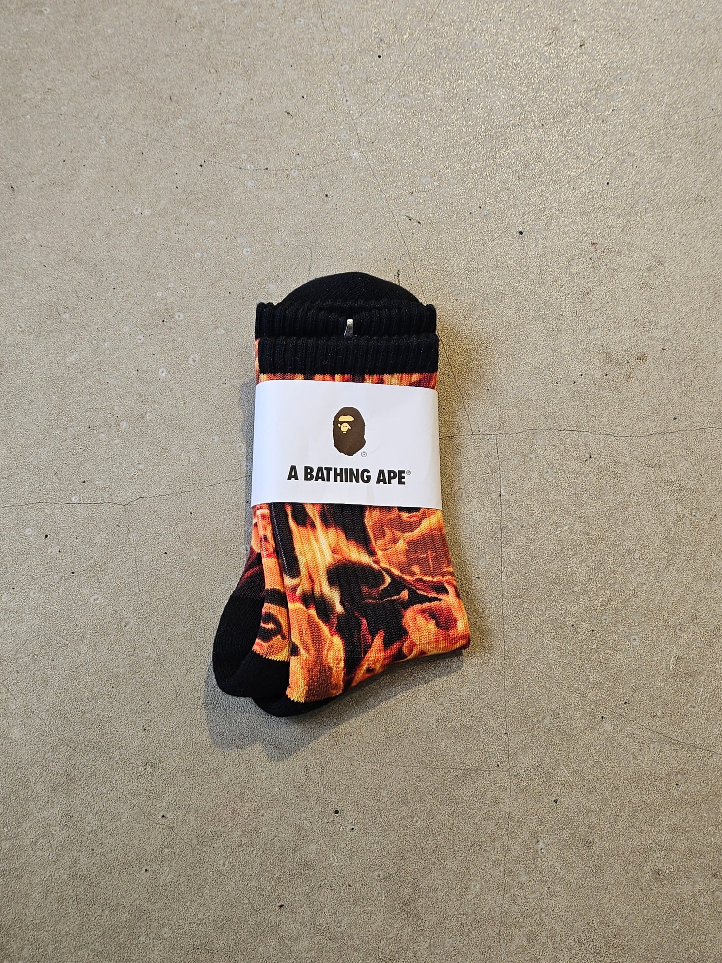 Bape Flame Socks S