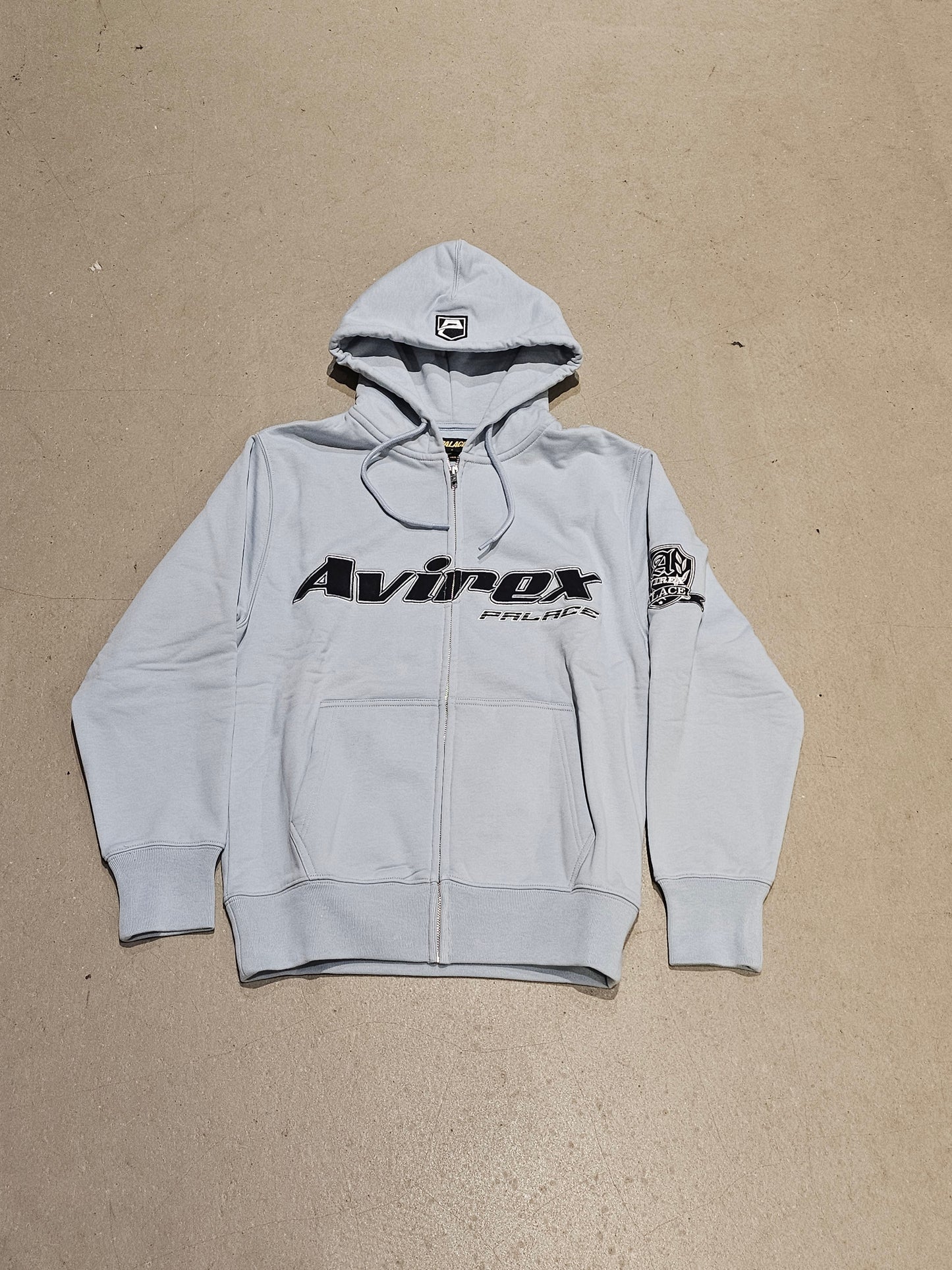 Palace x Avirex Zip Hood Chill Blue