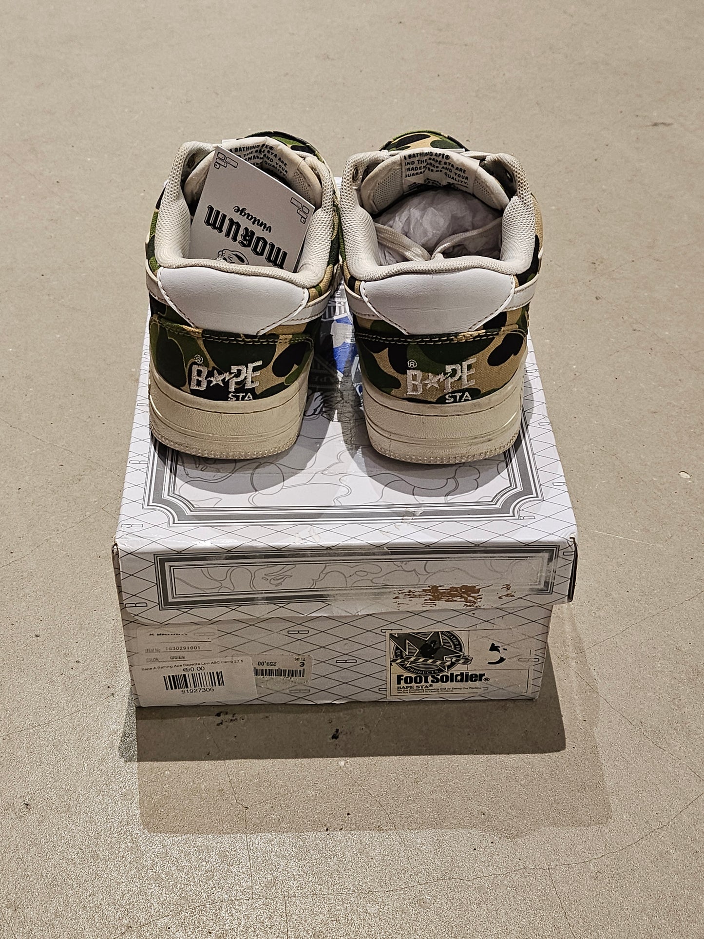 Bape A Bathing Ape BapeSta Low ABC Camo 37,5