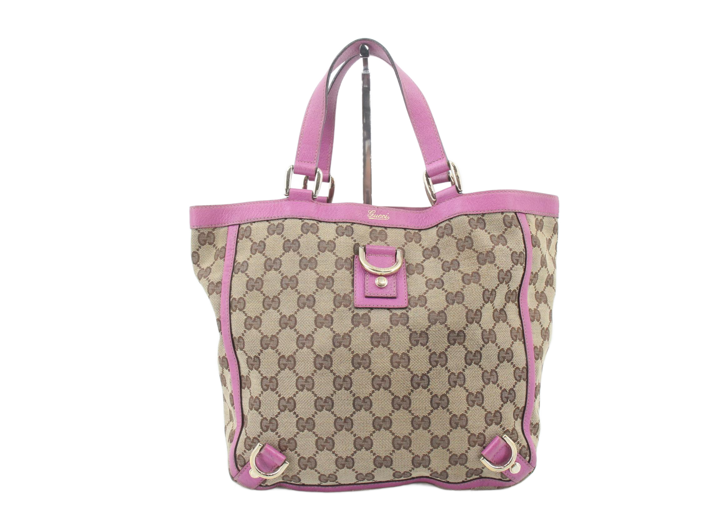 Gucci Abbey GG Canvas Tote bag Pink