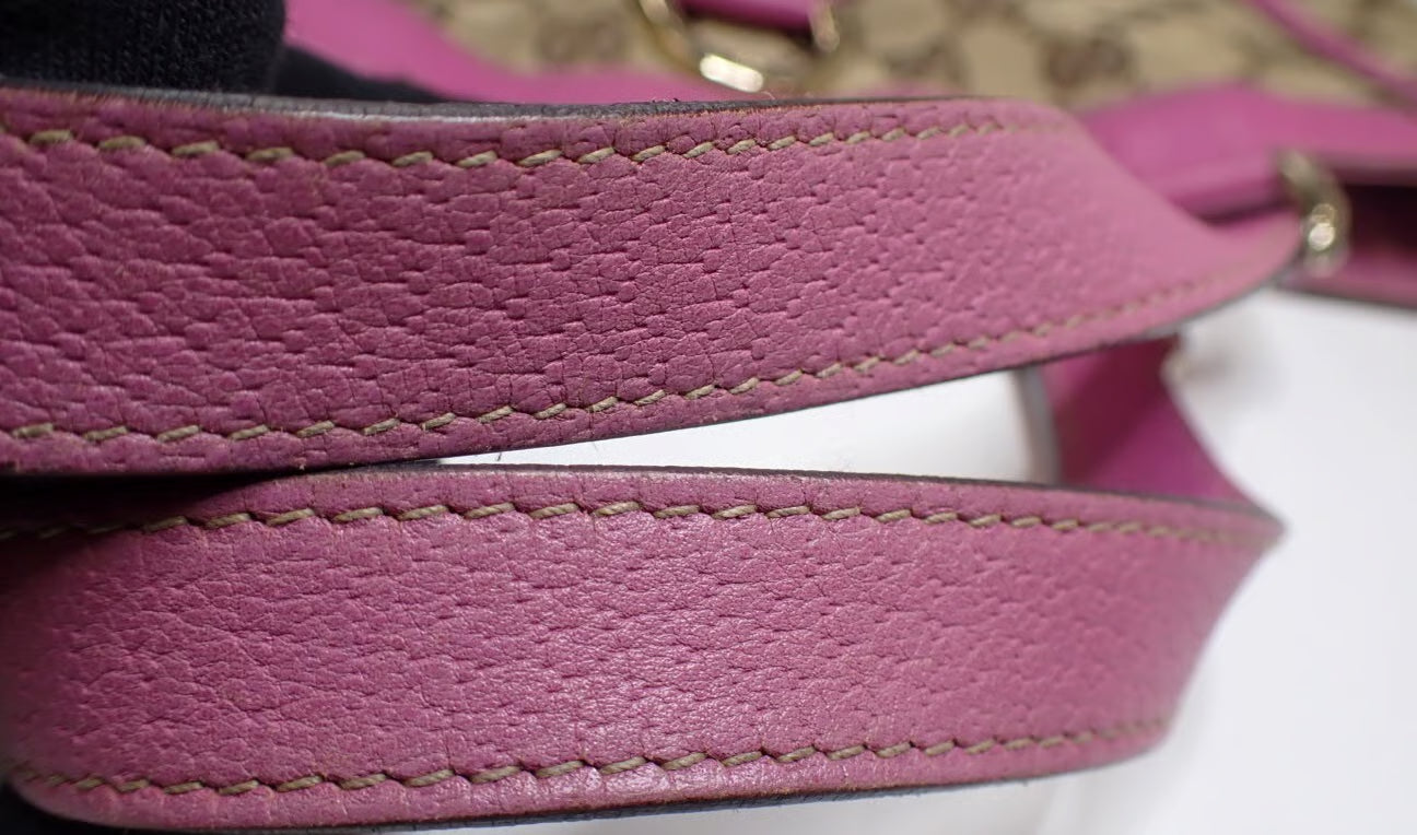 Gucci Abbey GG Canvas Tote bag Pink