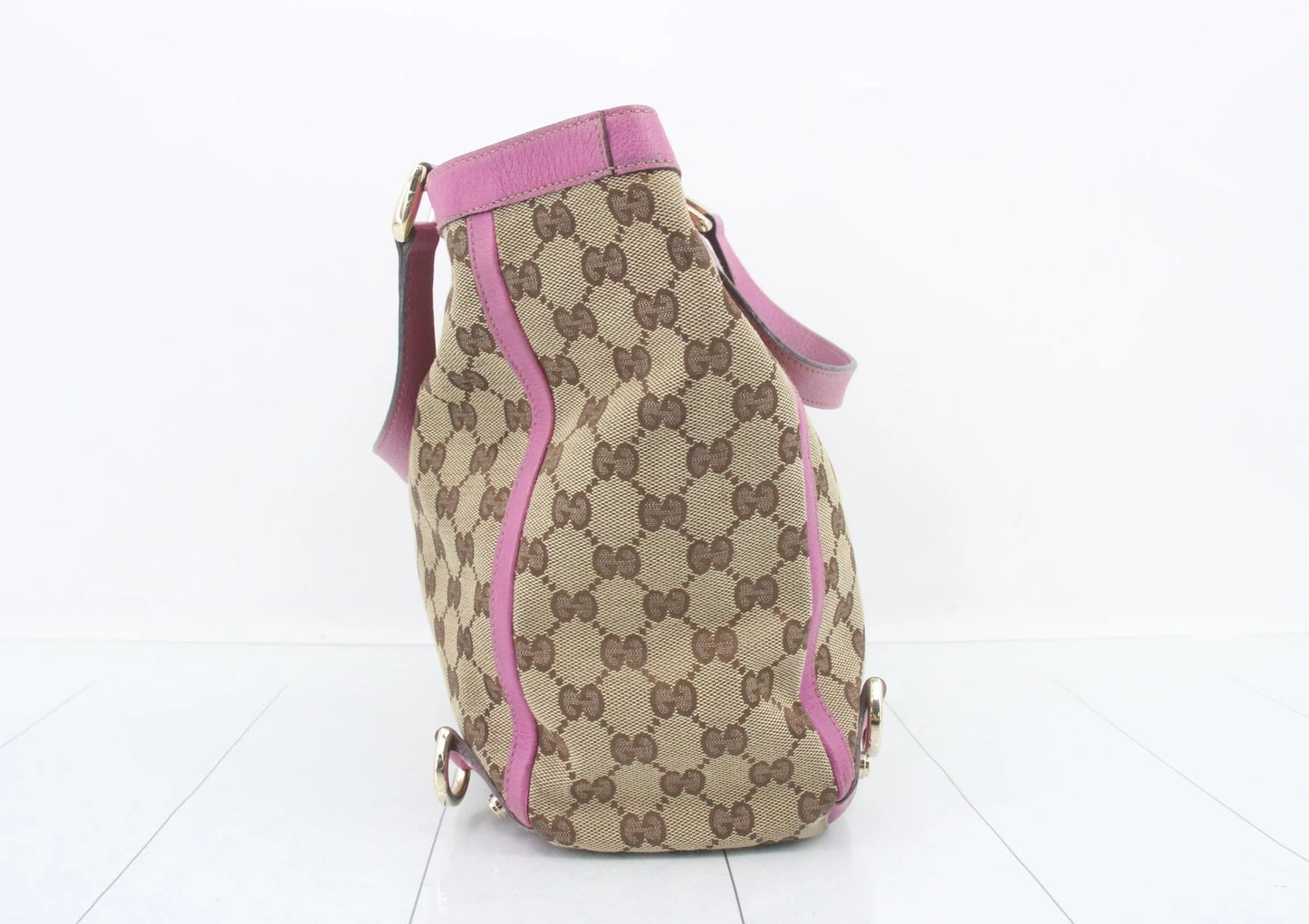 Gucci Abbey GG Canvas Tote bag Pink