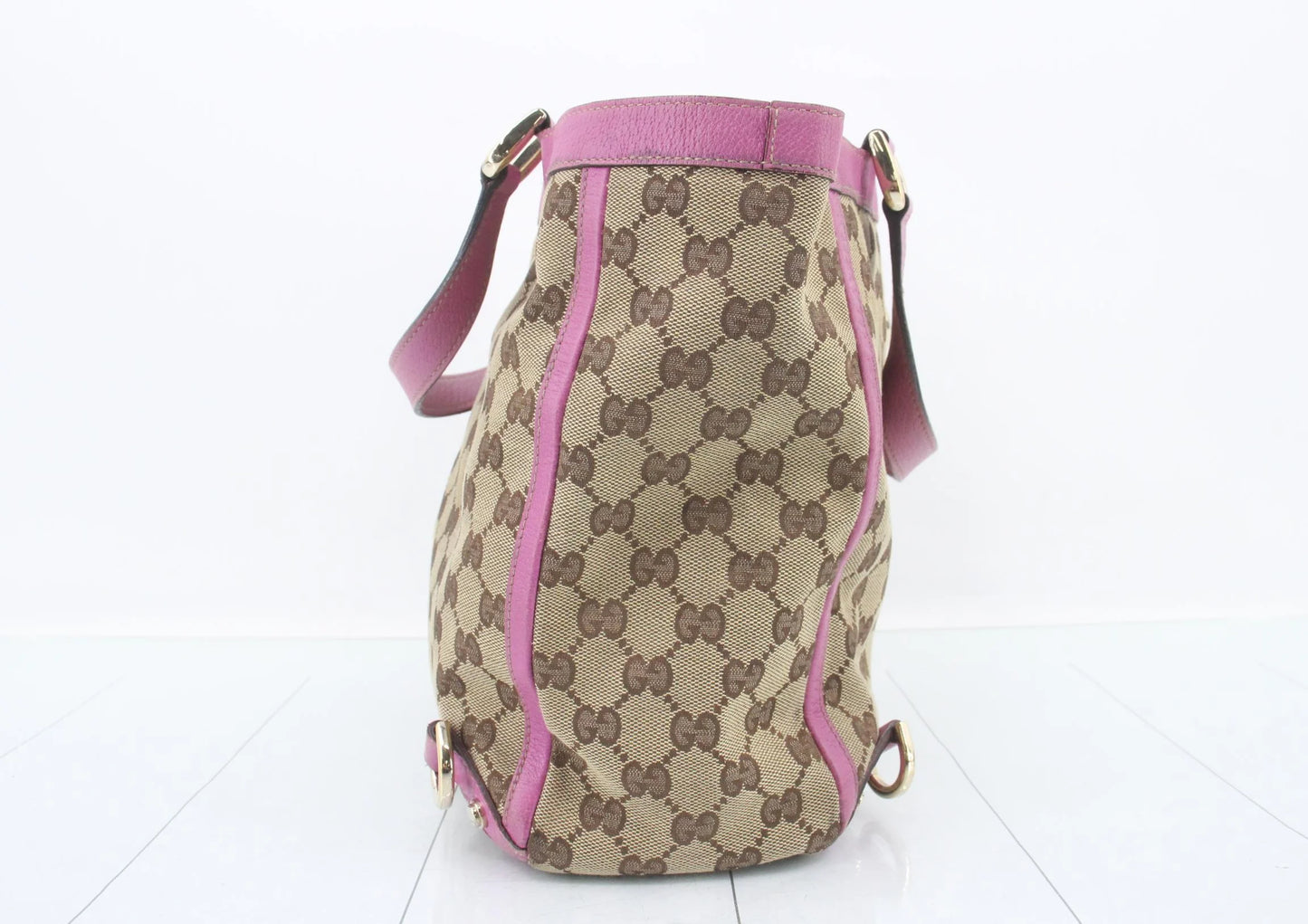 Gucci Abbey GG Canvas Tote bag Pink