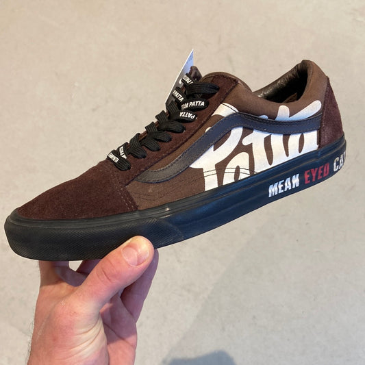 Vans Old Skool Patta Mean Eyed Cat Coffee 43